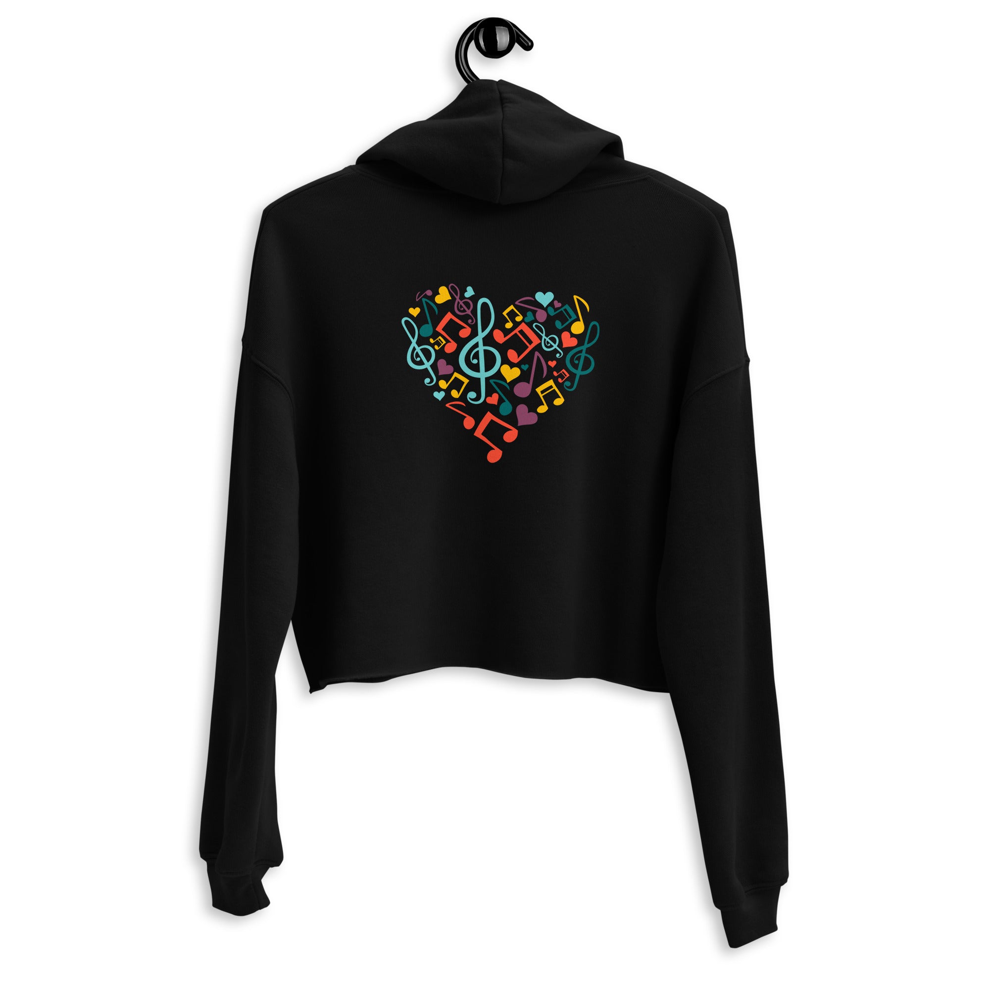 Symphonic Love Notes - Crop Hoodie (back print)