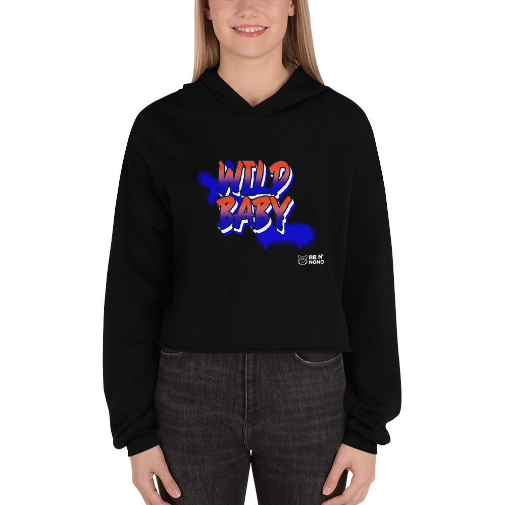 Wild baby - Crop Hoodie