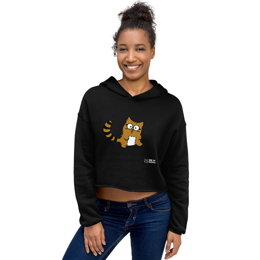 Meow V5 - Crop Hoodie