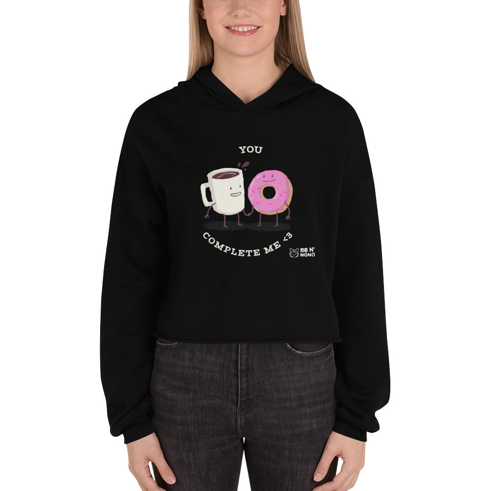 You complete me - Crop Hoodie