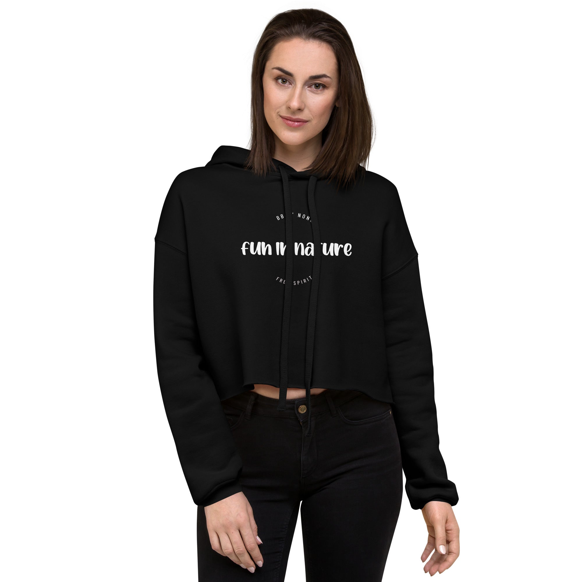 Fun in nature - Crop Hoodie