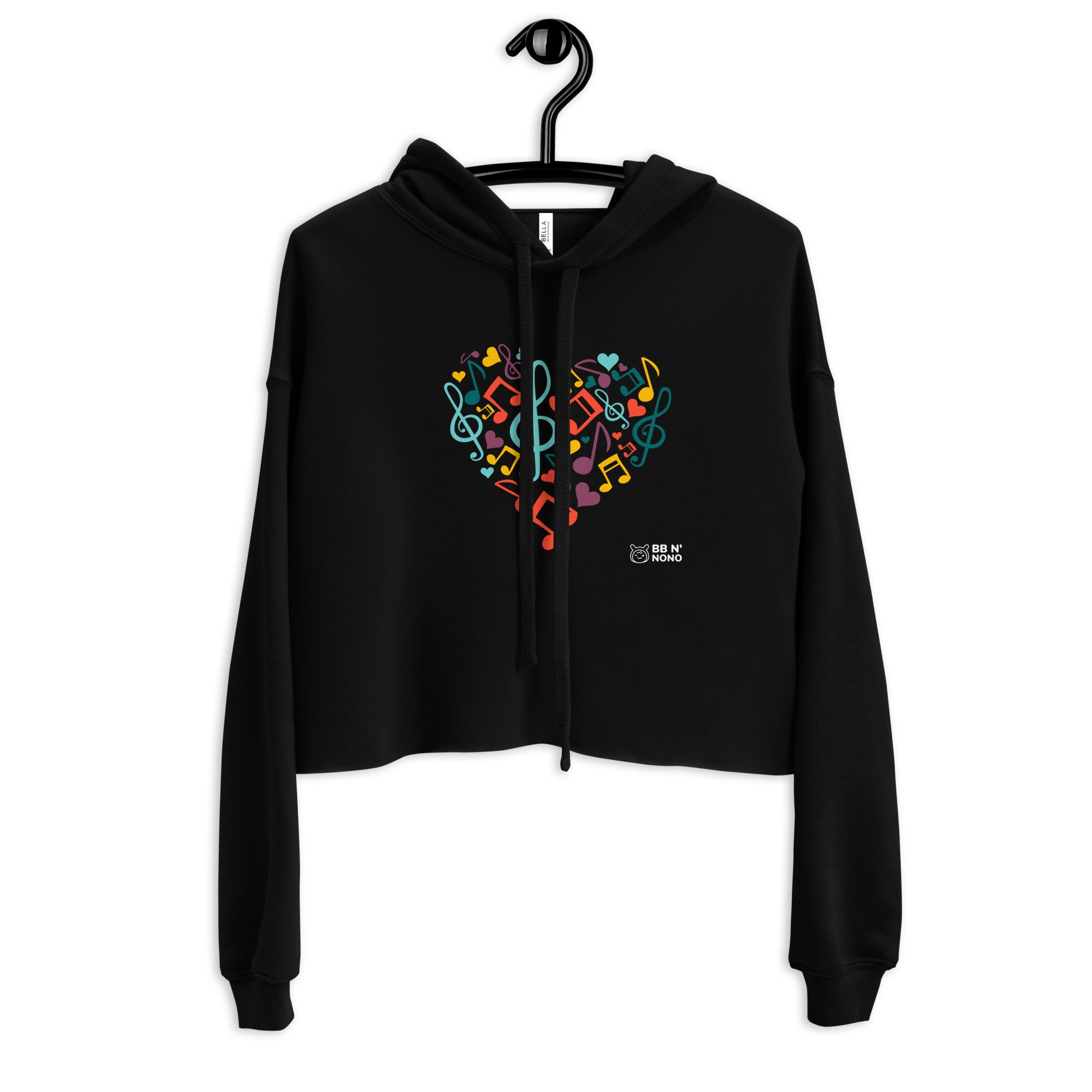 Symphonic Love Notes- Crop Hoodie