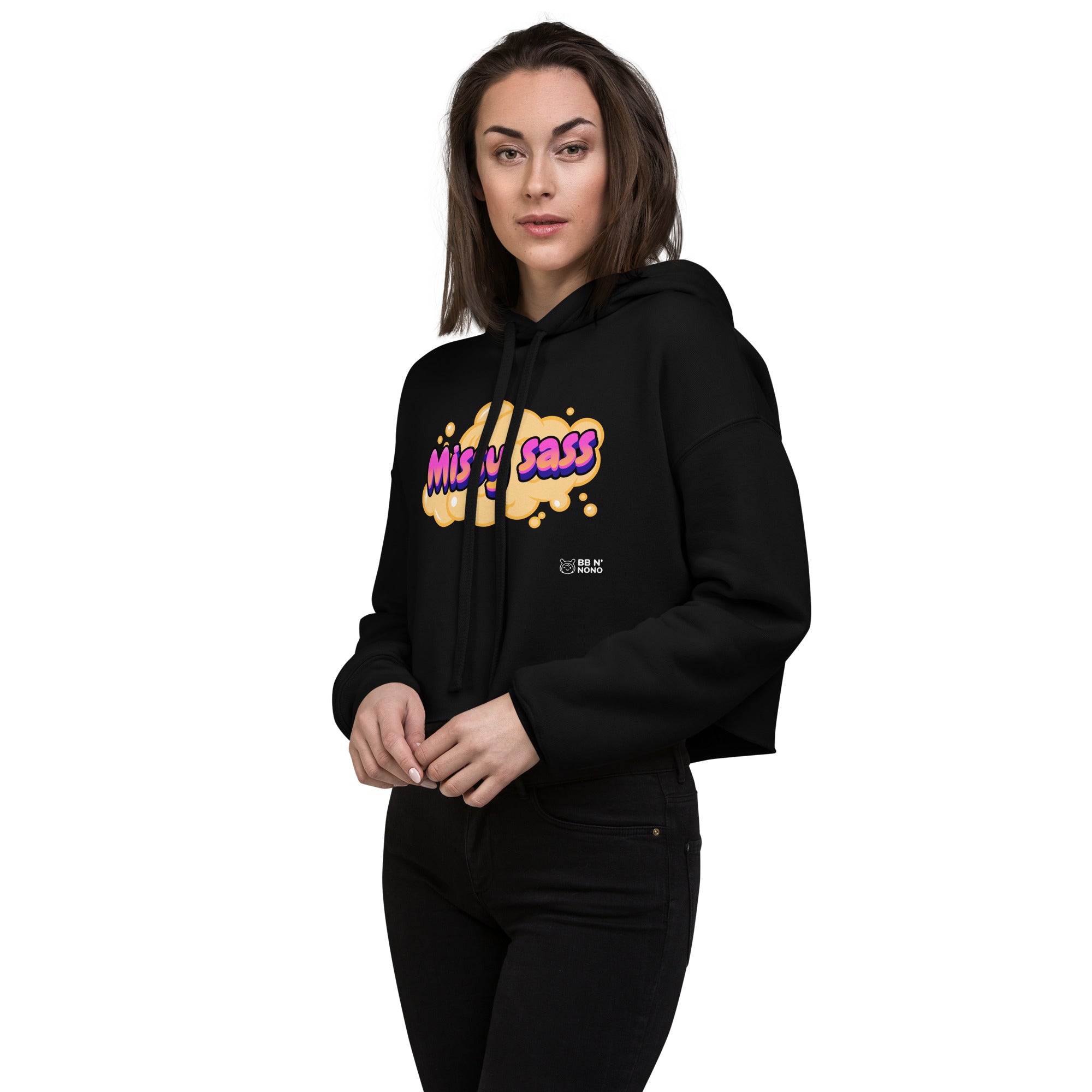 Missy sass V1 - Crop Hoodie