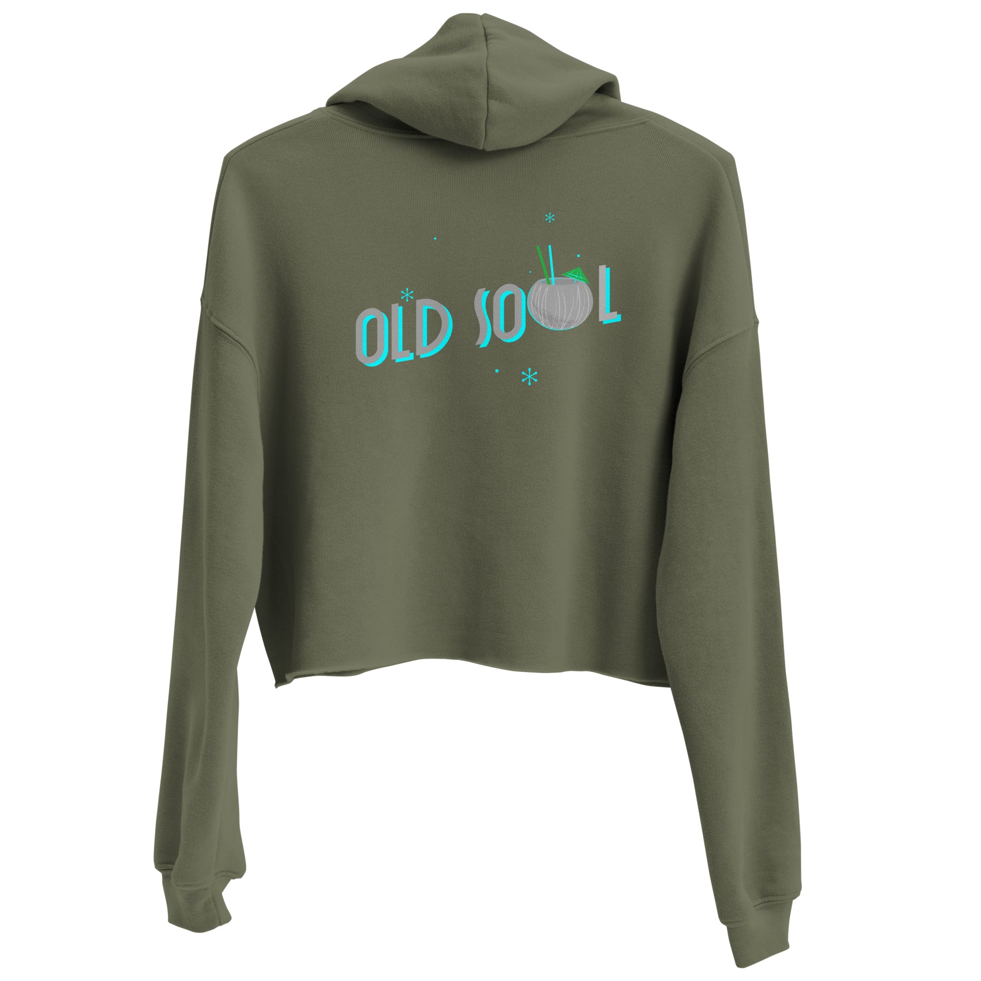 Old Soul - Crop Hoodie (back print)