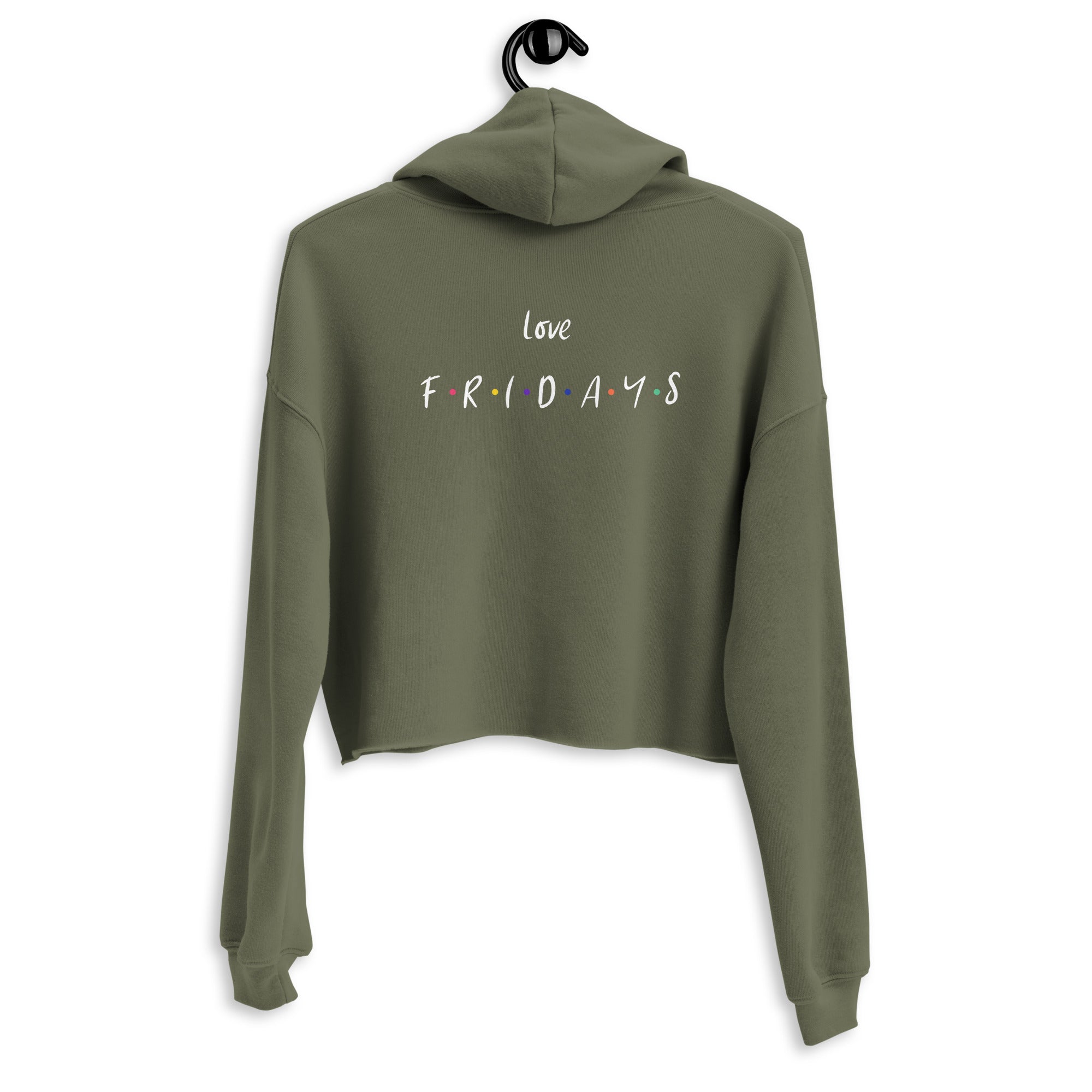 Love Fridays - Crop Hoodie (back print)