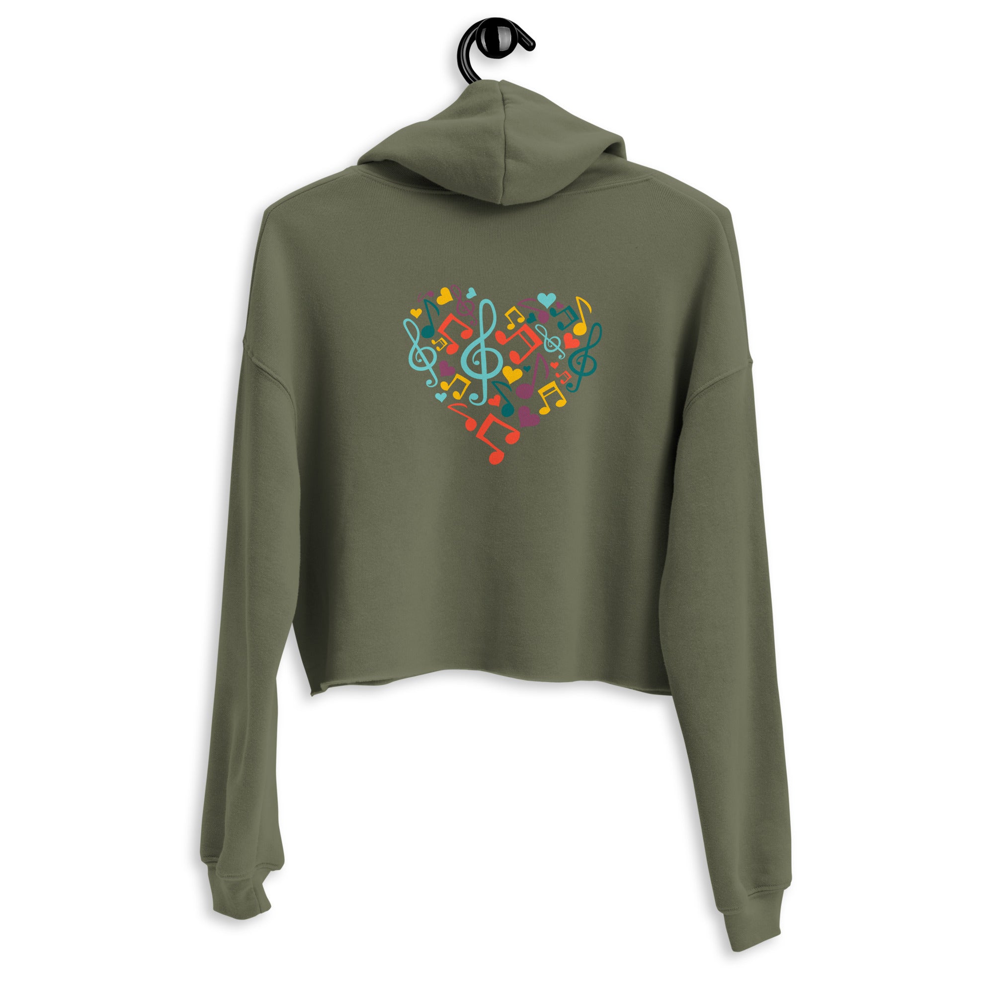 Symphonic Love Notes - Crop Hoodie (back print)