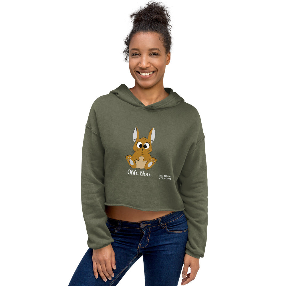 Ohh Noo - Crop Hoodie