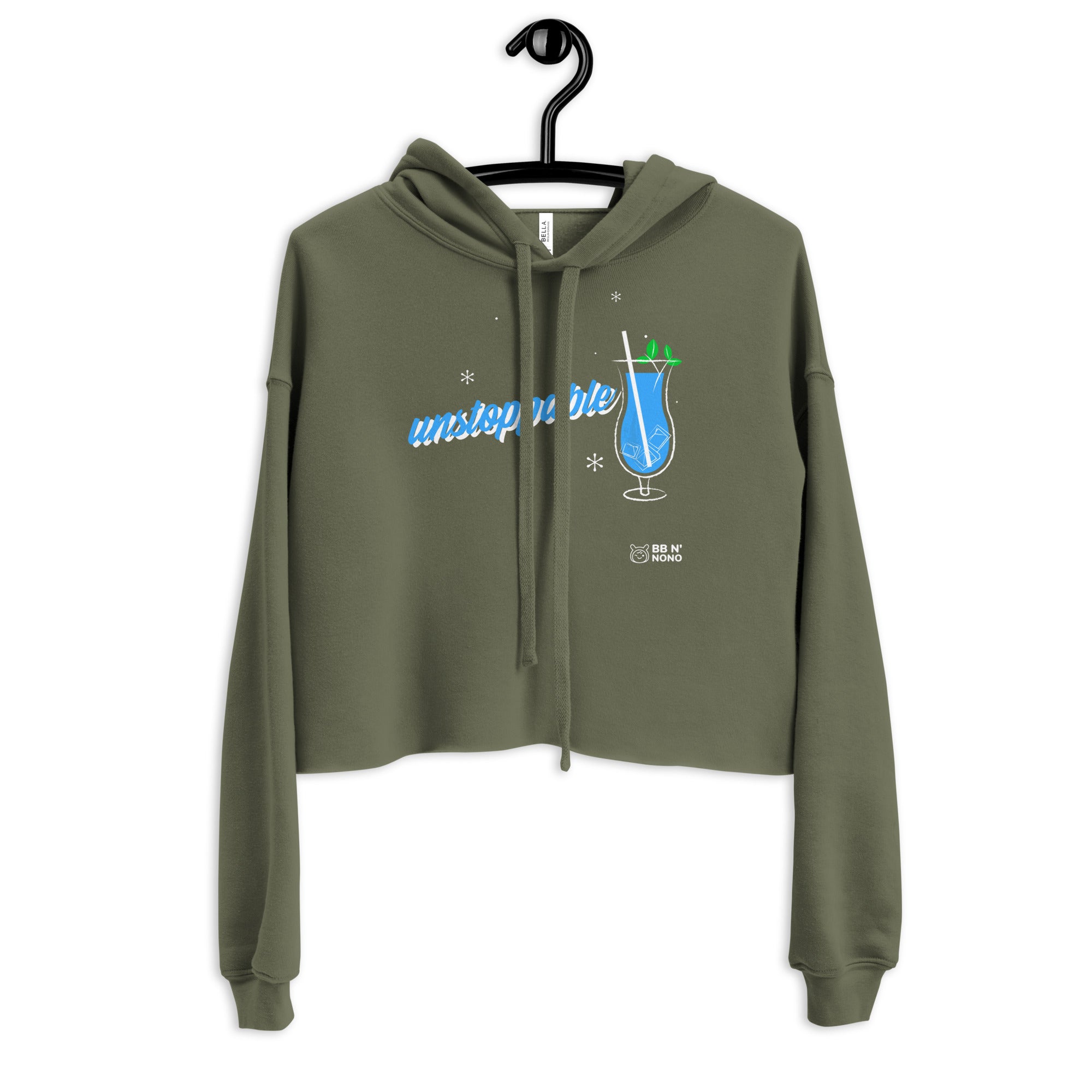 Unstoppable V - Crop Hoodie