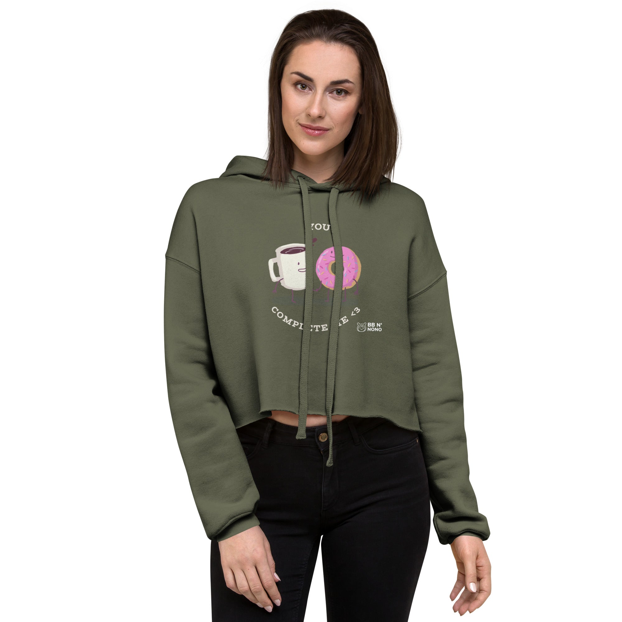 You complete me - Crop Hoodie