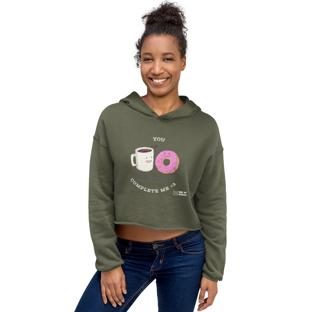 You complete me - Crop Hoodie