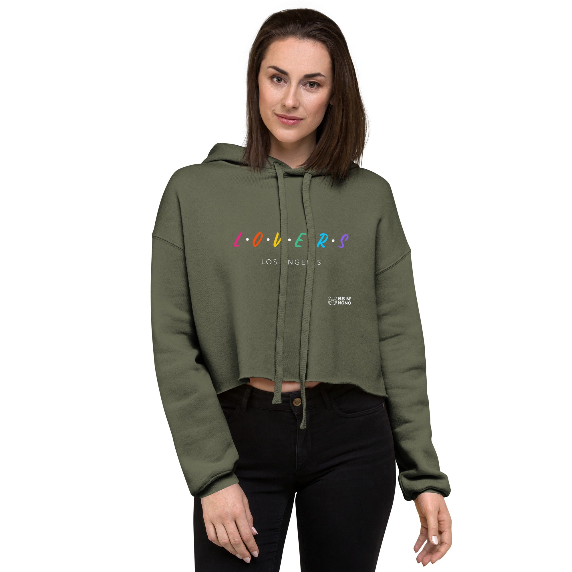 Lovers - Los Angeles - Crop Hoodie