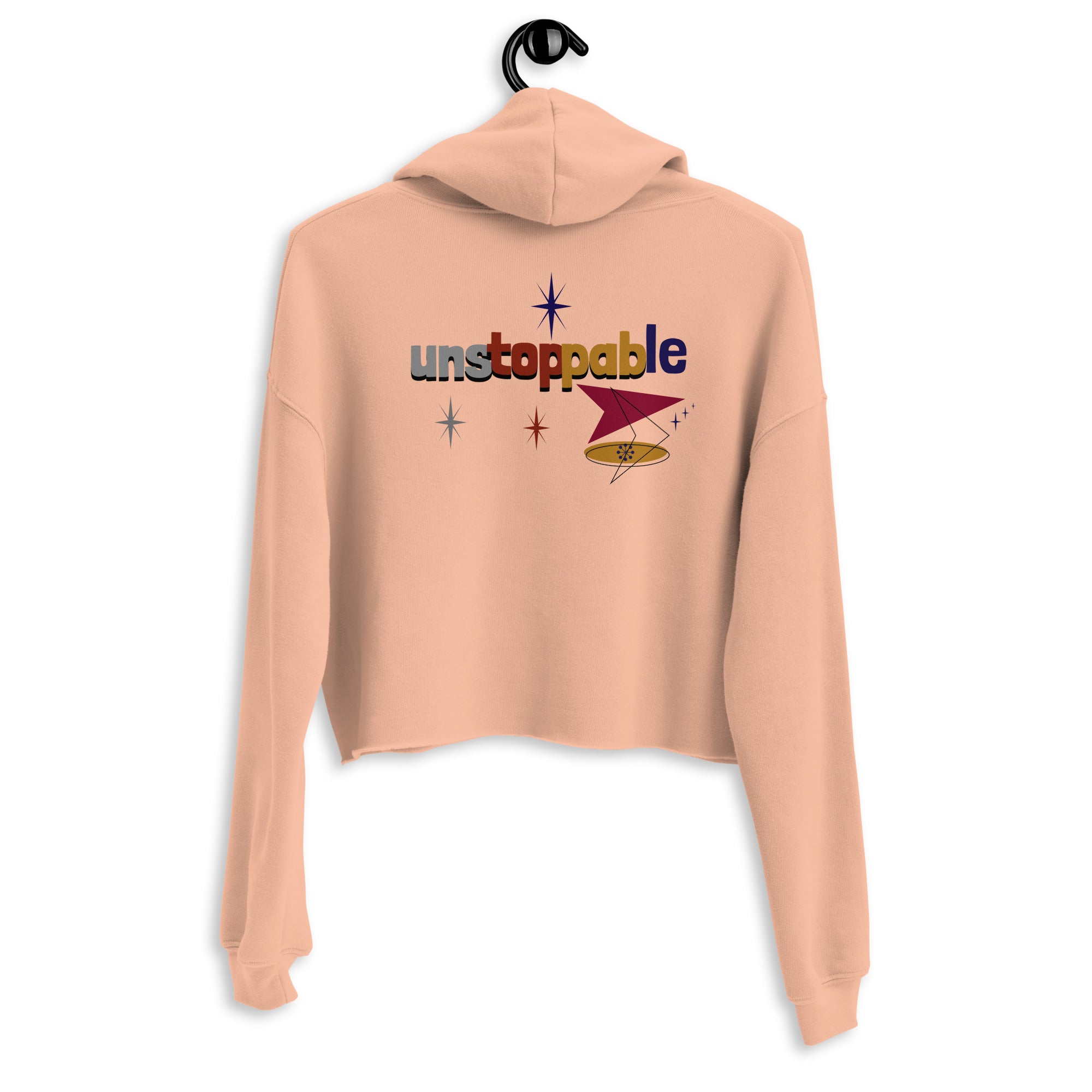 Unstoppable - Crop Hoodie (back print)