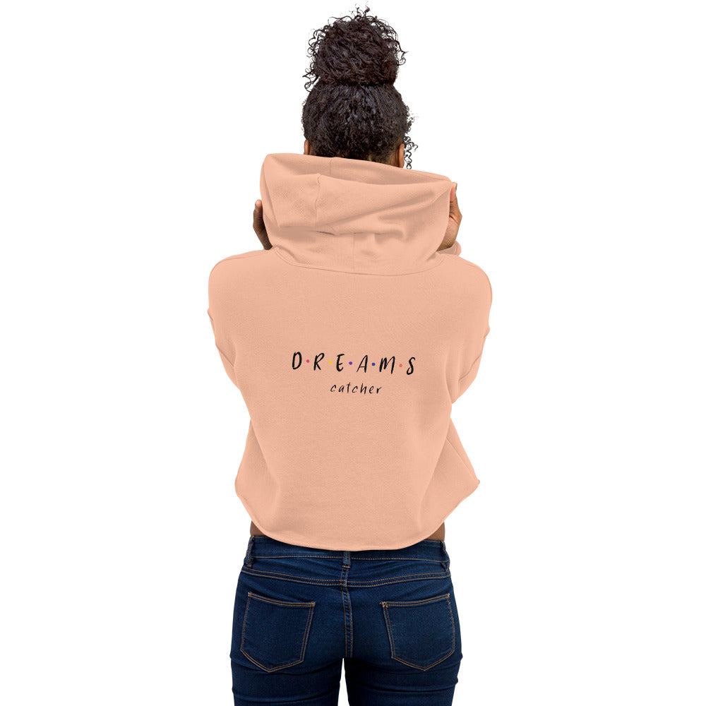 Dreams catcher - Crop Hoodie (back print))