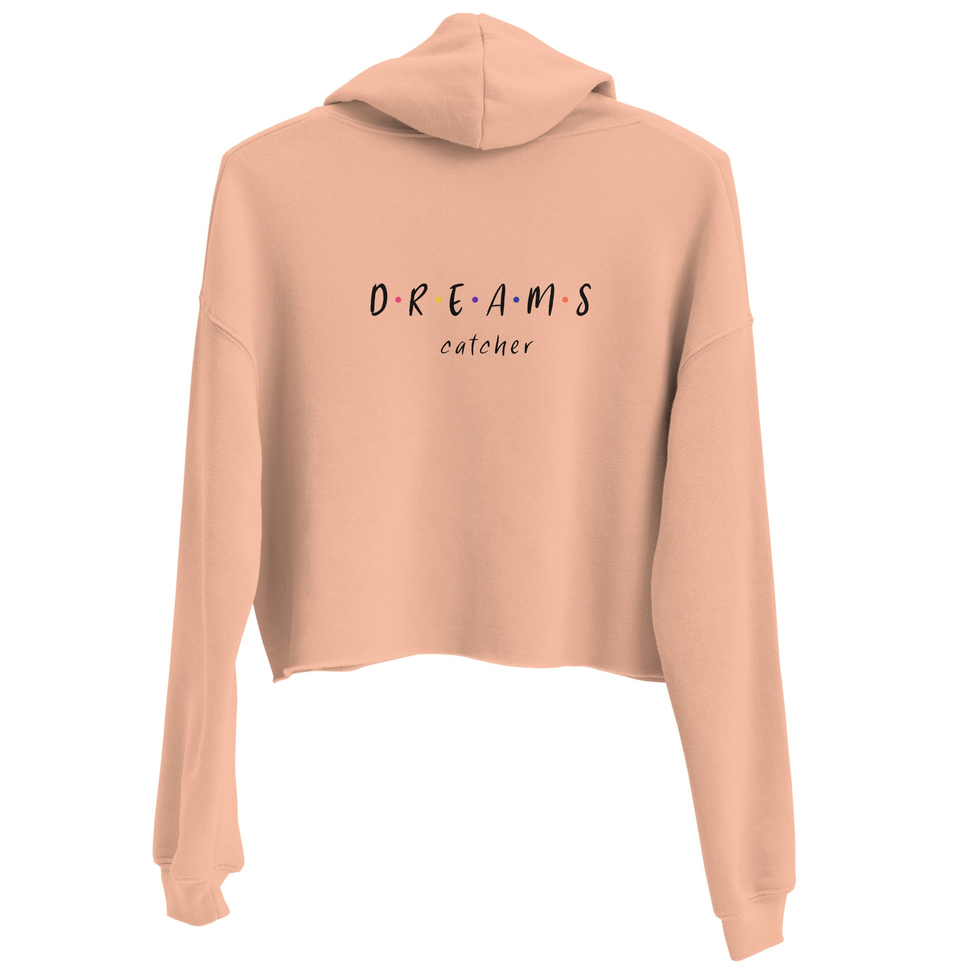 Dreams catcher - Crop Hoodie (back print))