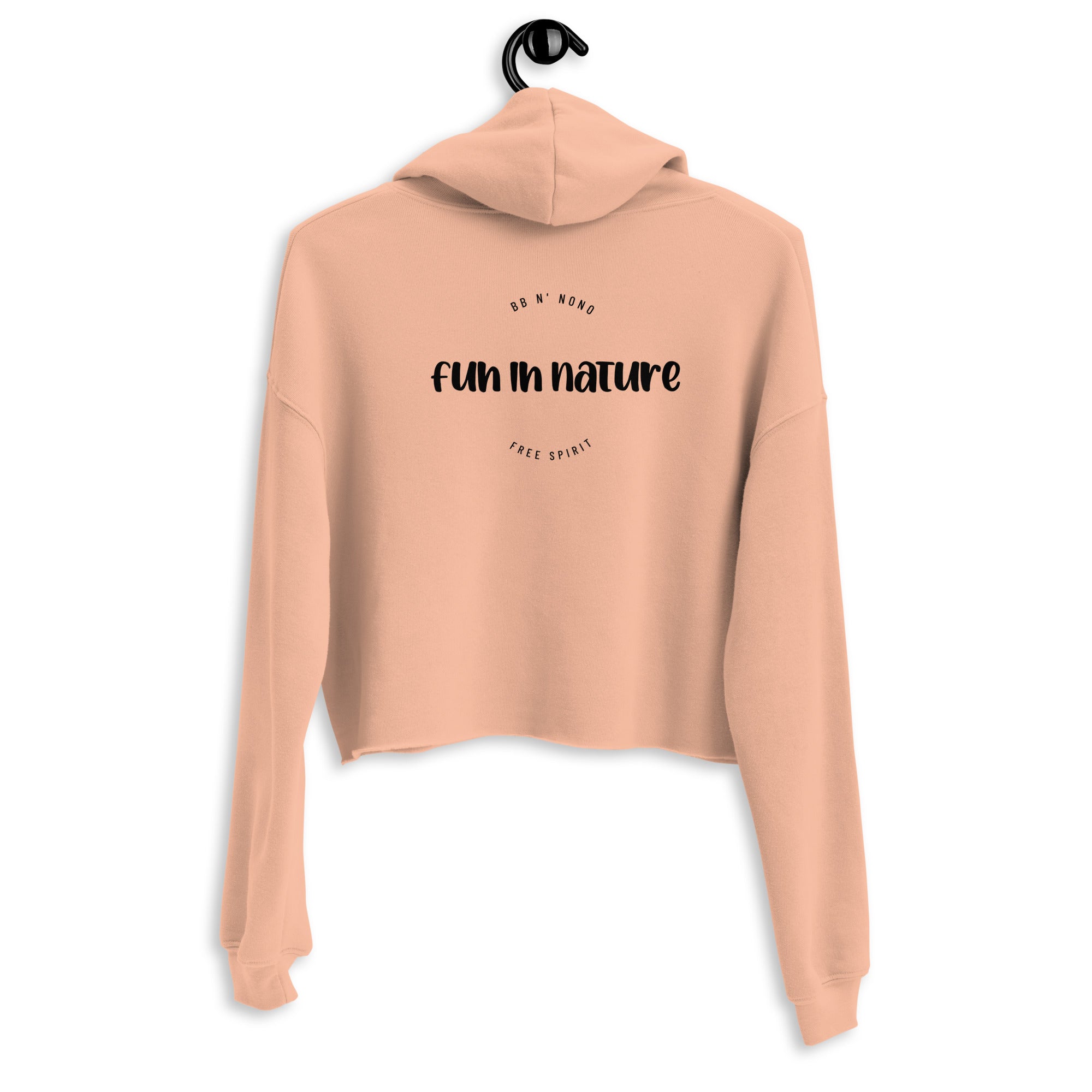 Fun in nature - Crop Hoodie (back print)