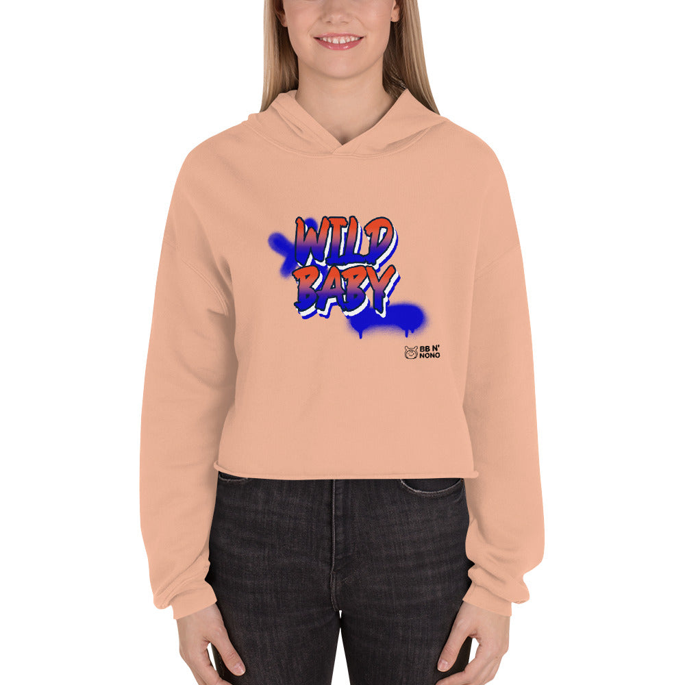 Wild baby - Crop Hoodie