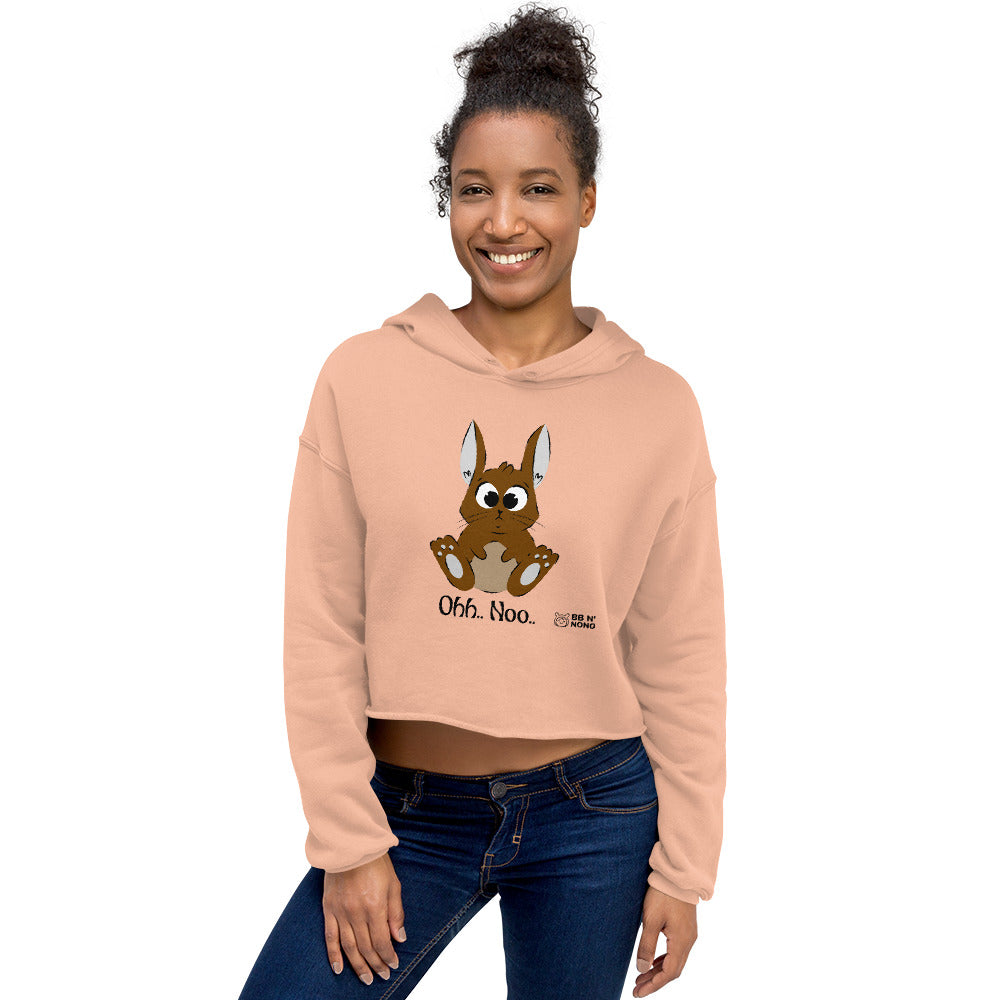 Ohh Noo - Crop Hoodie