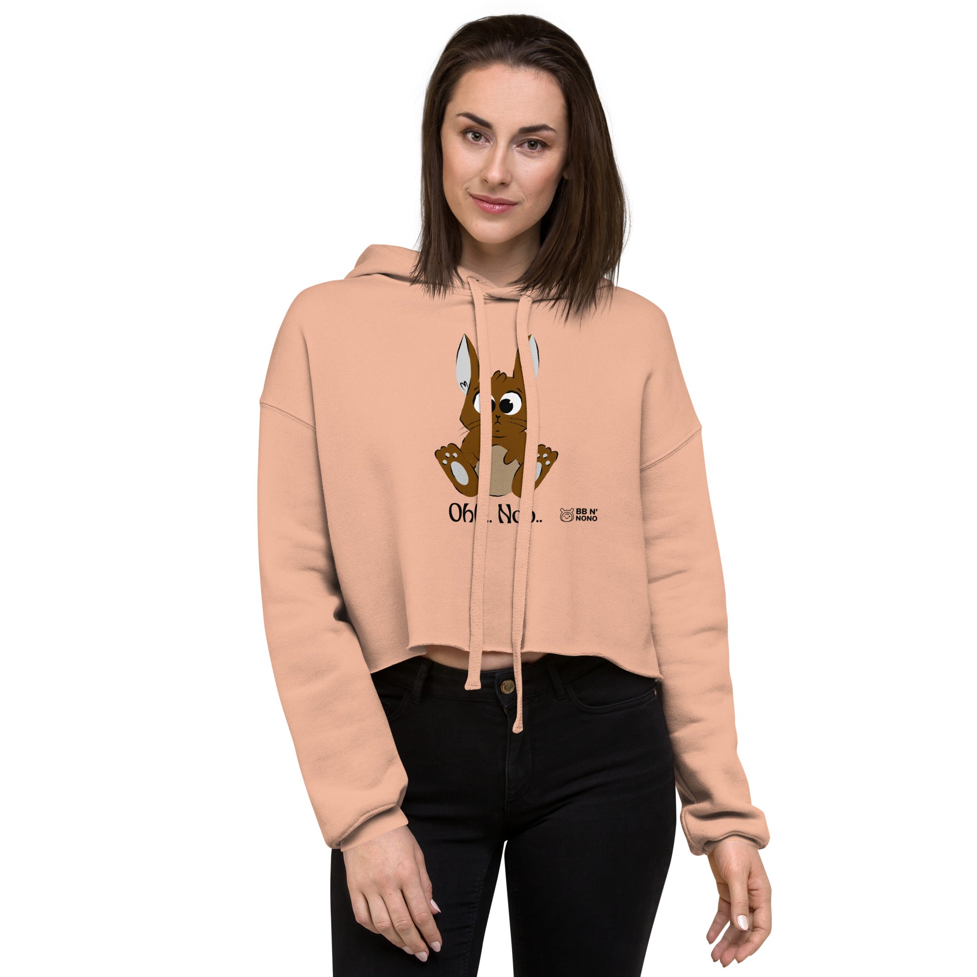 Ohh Noo - Crop Hoodie