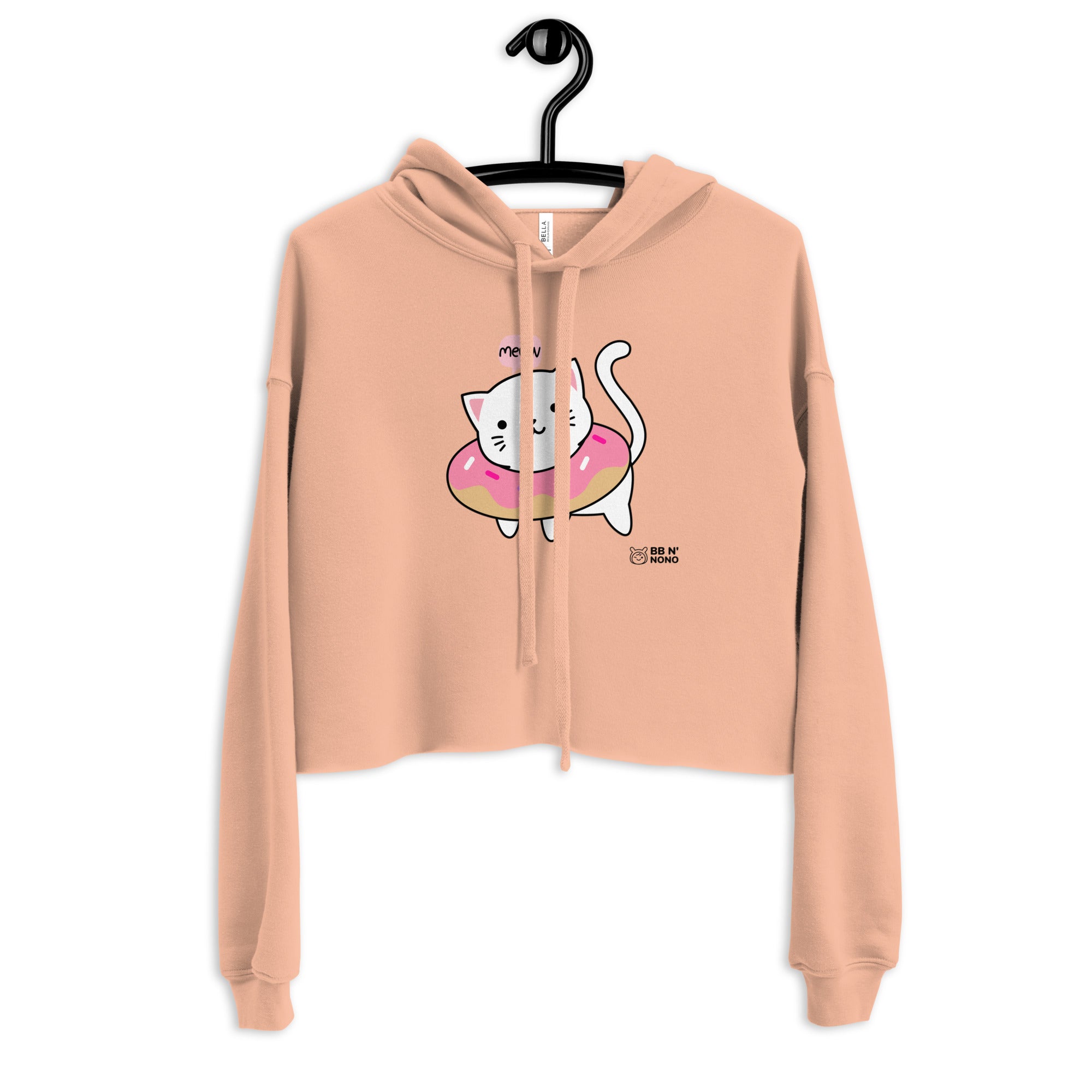 Meow V2 - Crop Hoodie