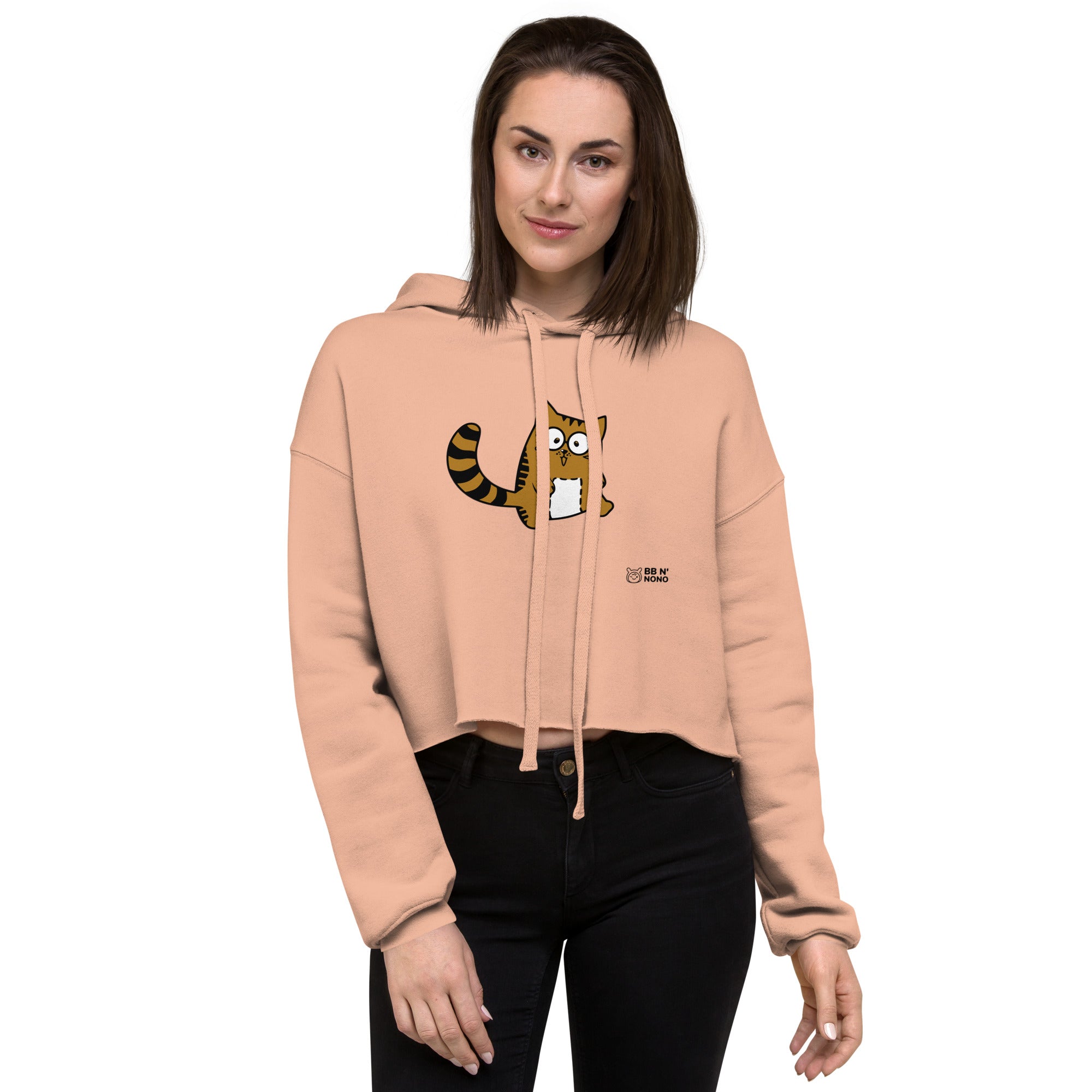 Meow V5 - Crop Hoodie