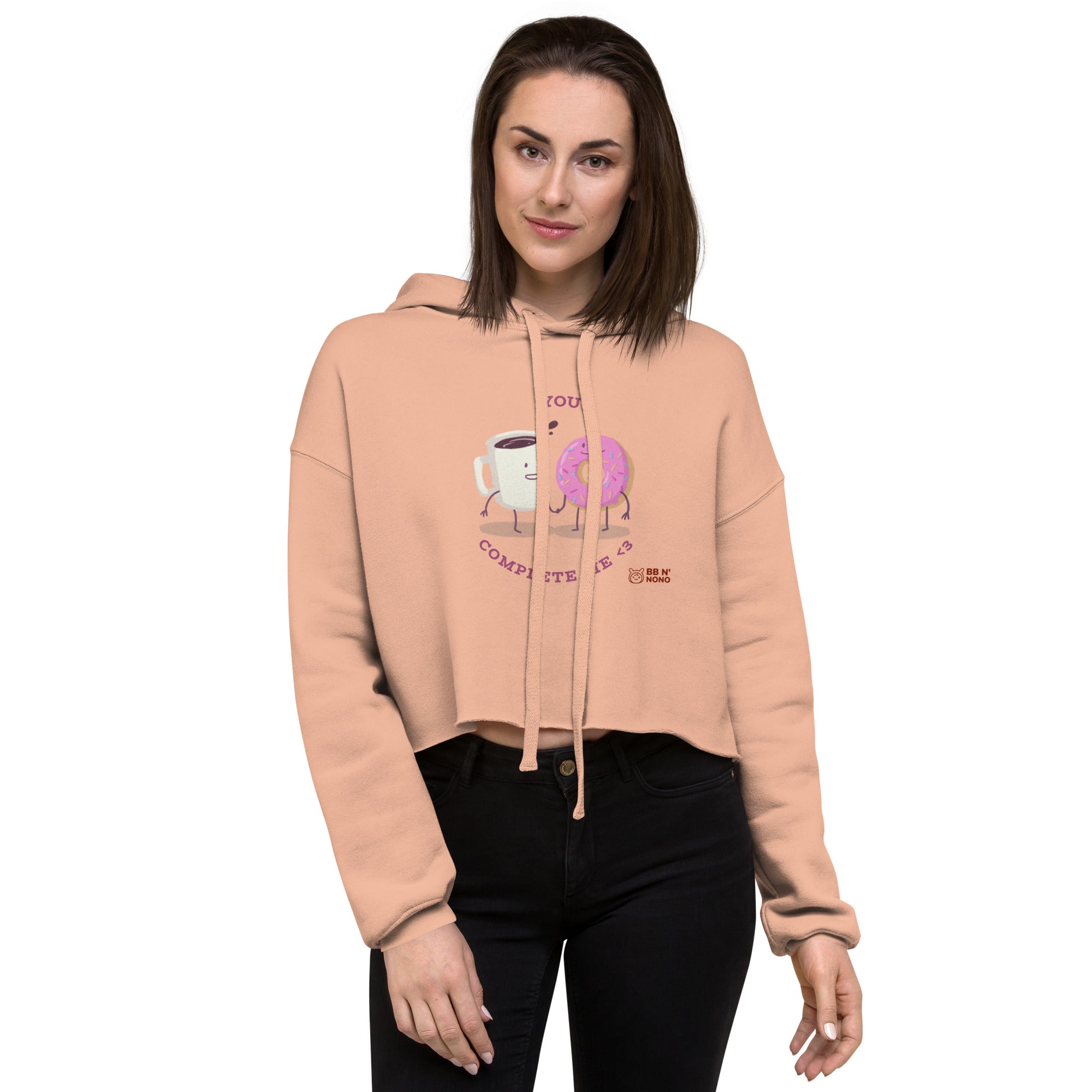 You complete me - Crop Hoodie