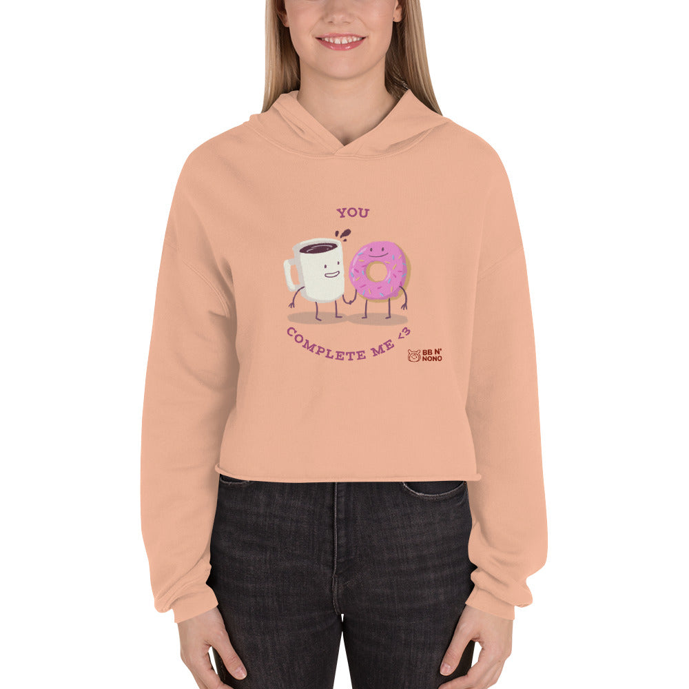 You complete me - Crop Hoodie