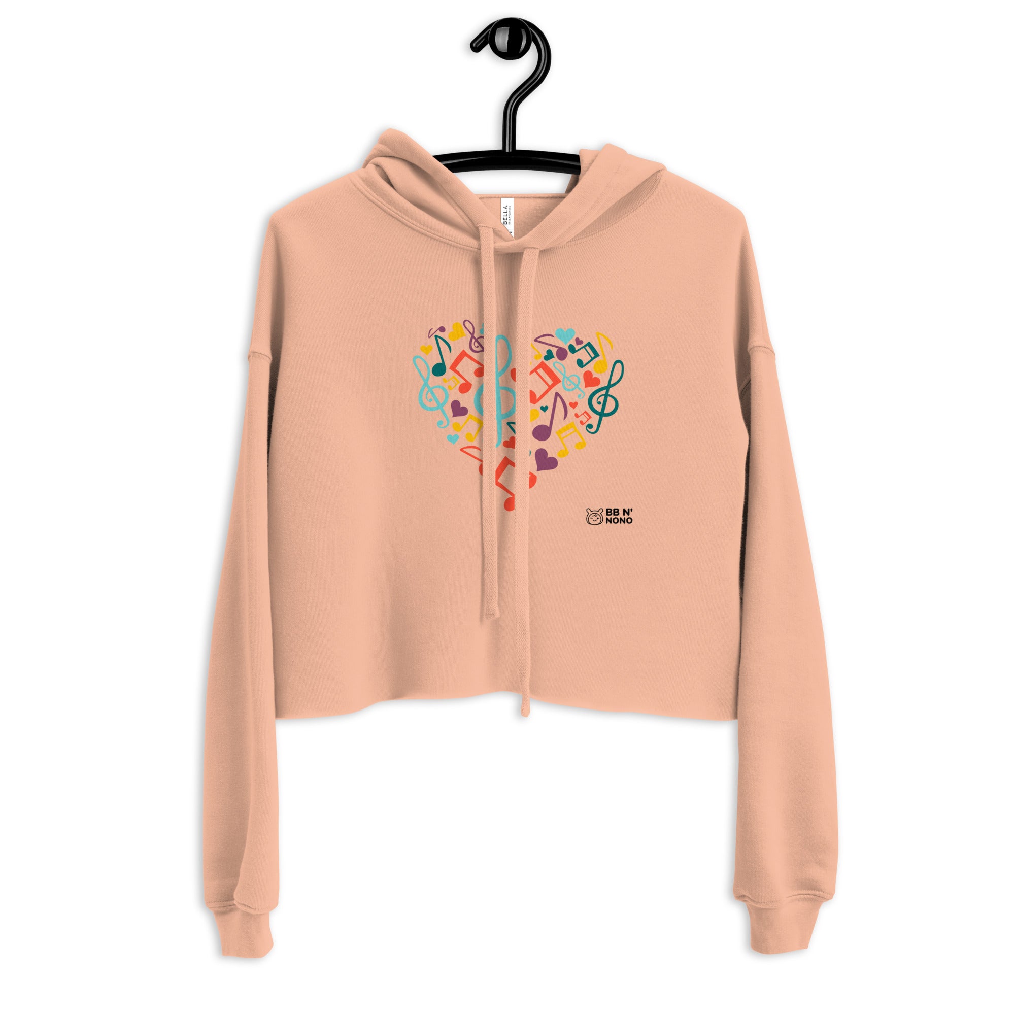 Symphonic Love Notes- Crop Hoodie