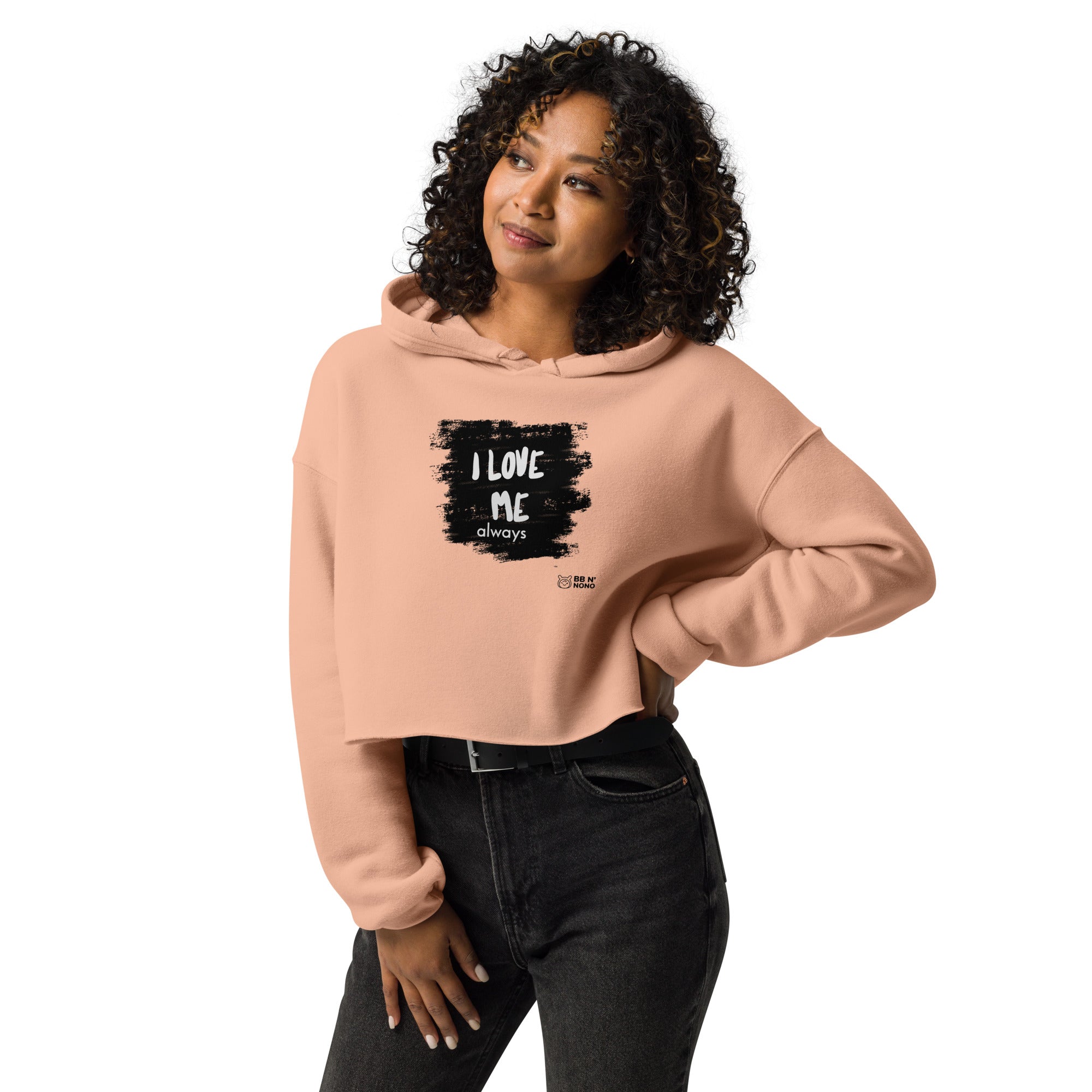 I love me - Crop Hoodie