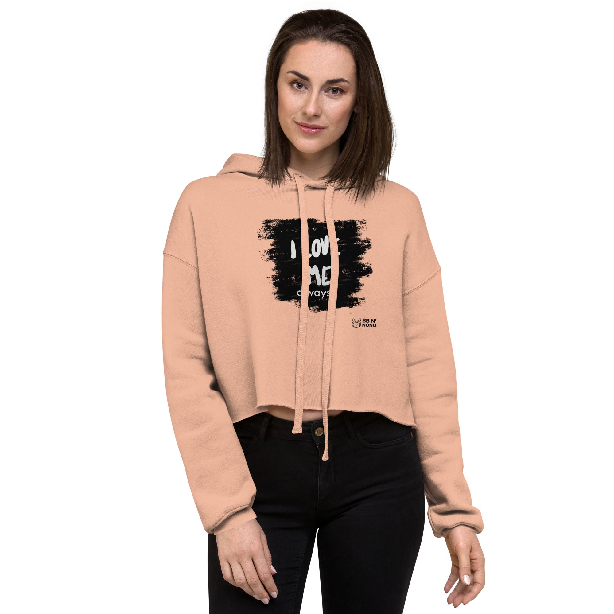 I love me - Crop Hoodie