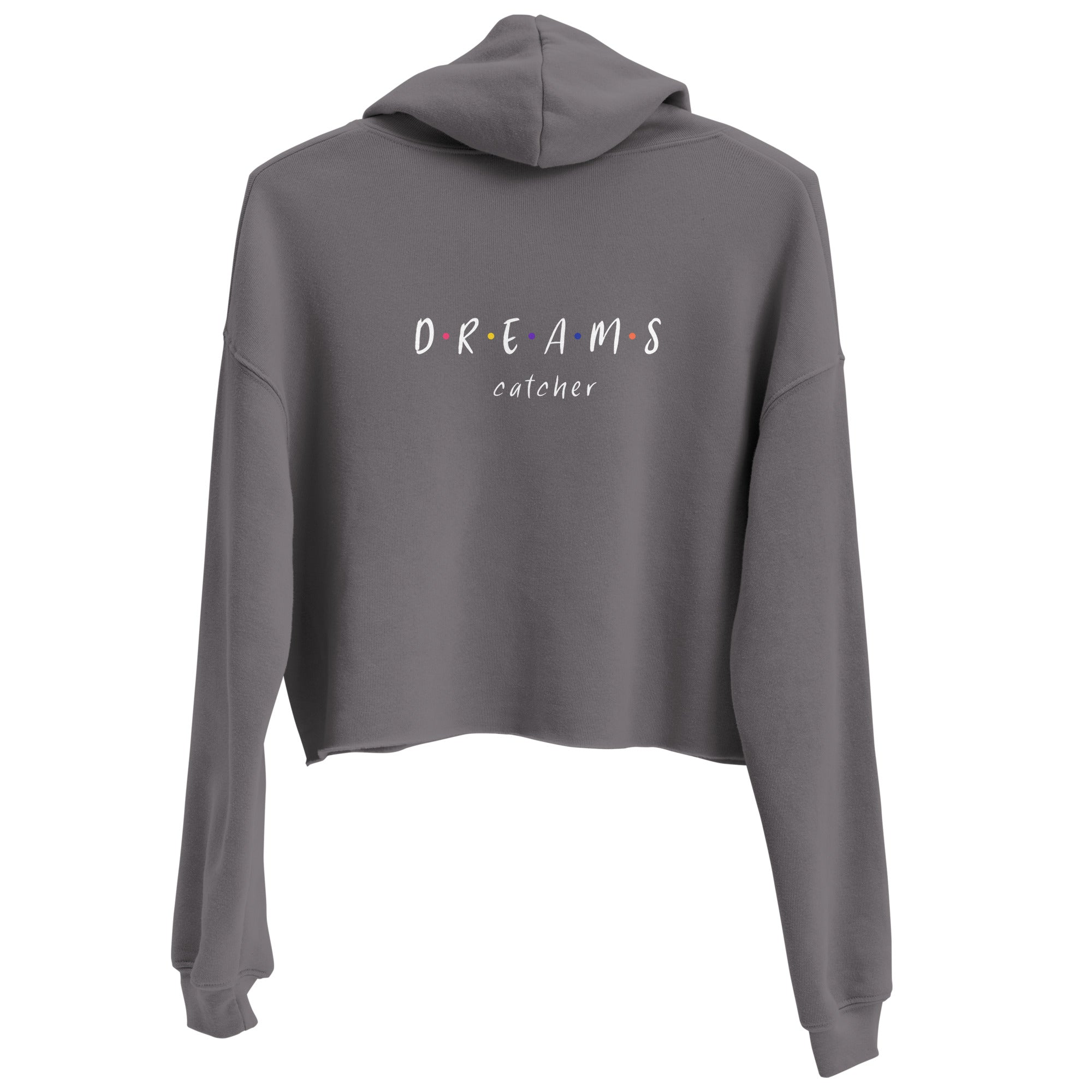 Dreams catcher - Crop Hoodie (back print))