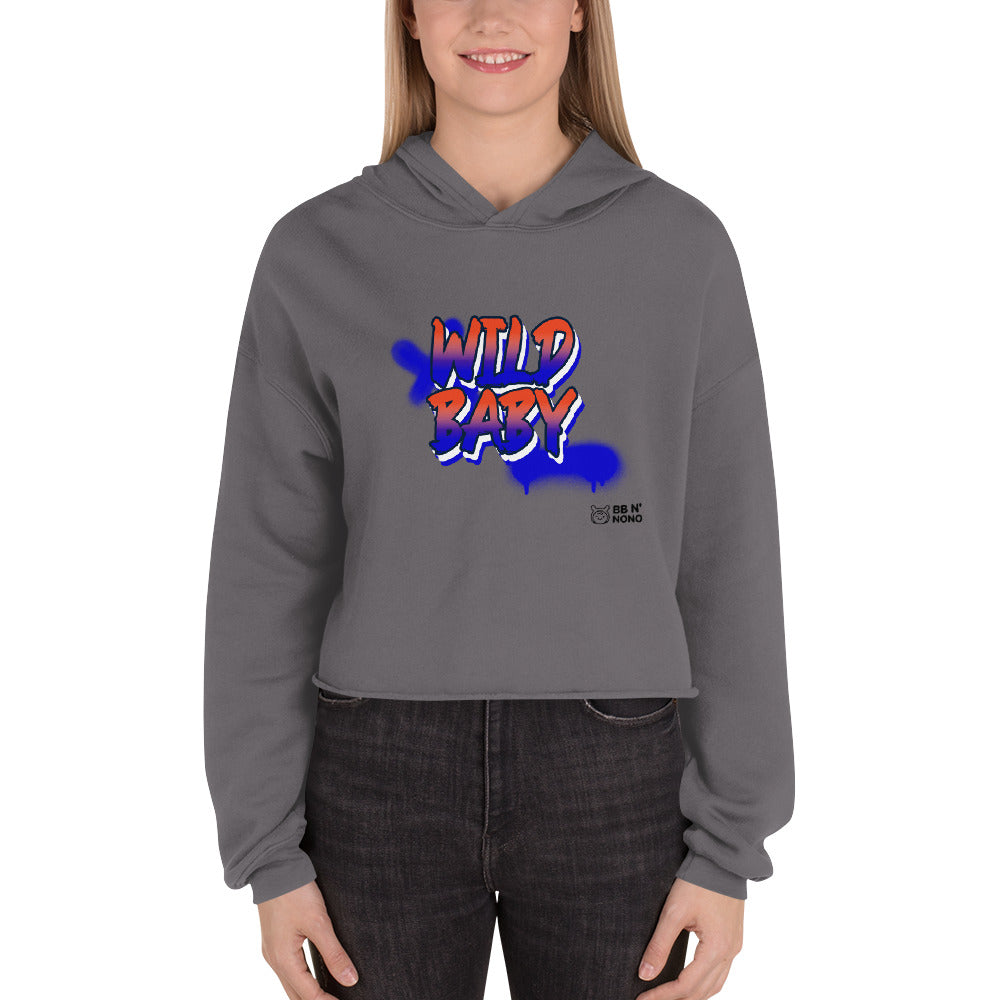 Wild baby - Crop Hoodie