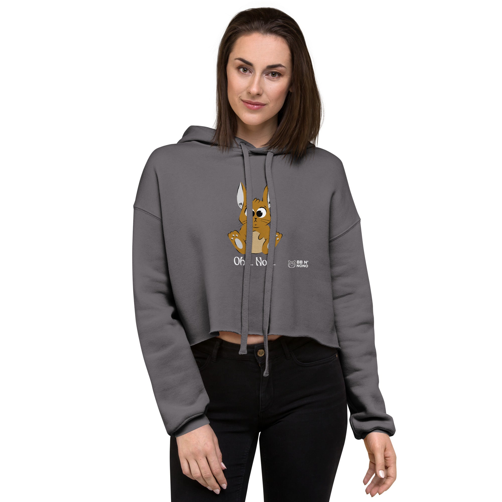 Ohh Noo - Crop Hoodie