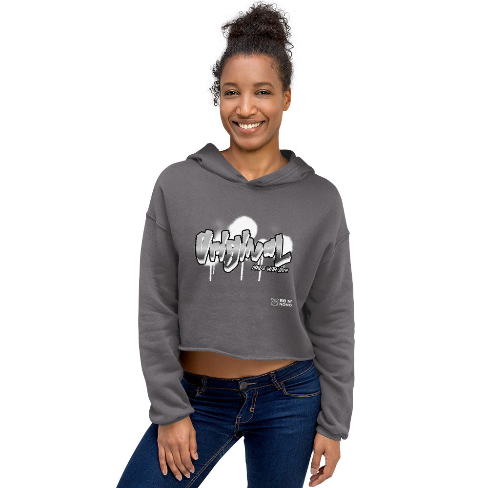 Original made with love - Crop Hoodie