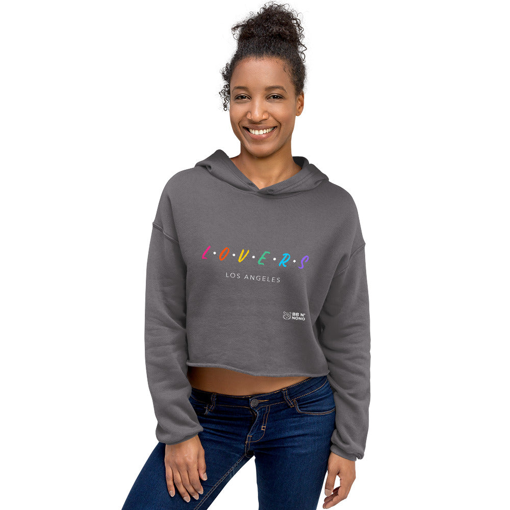 Lovers - Los Angeles - Crop Hoodie