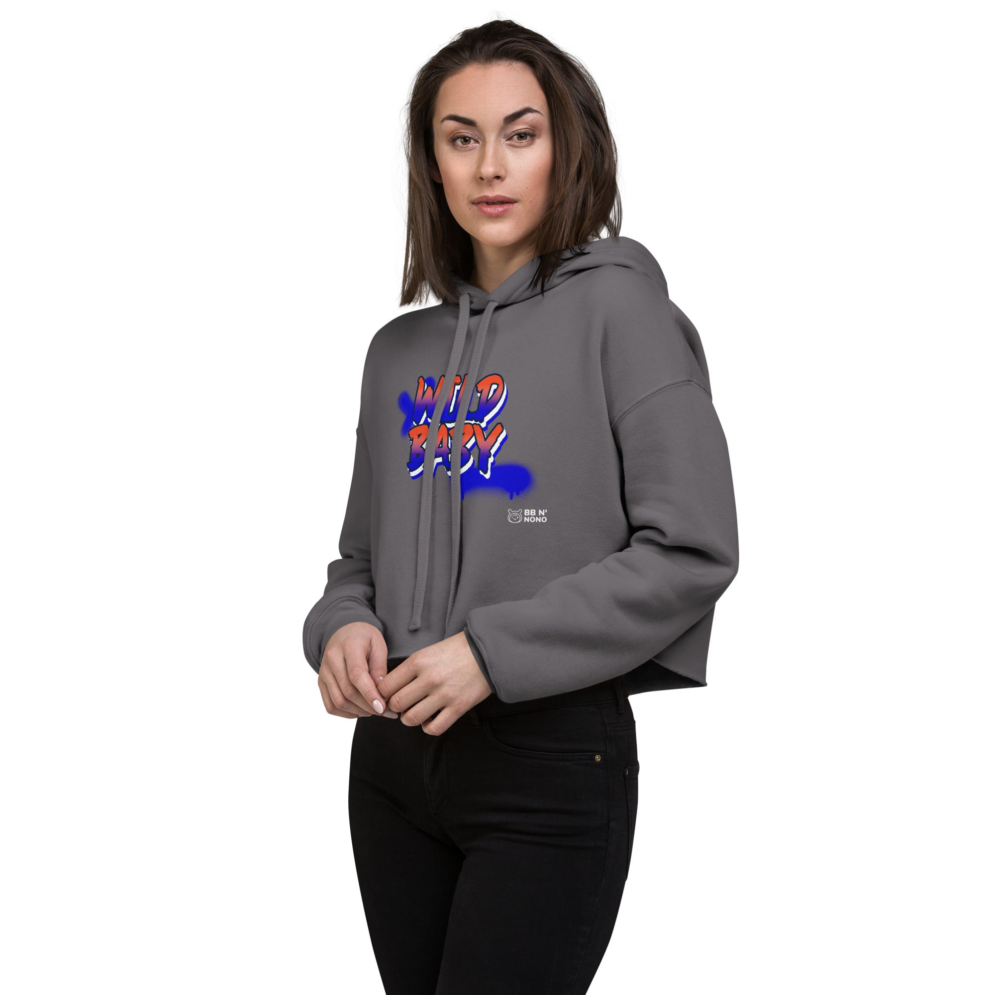 Wild baby - Crop Hoodie