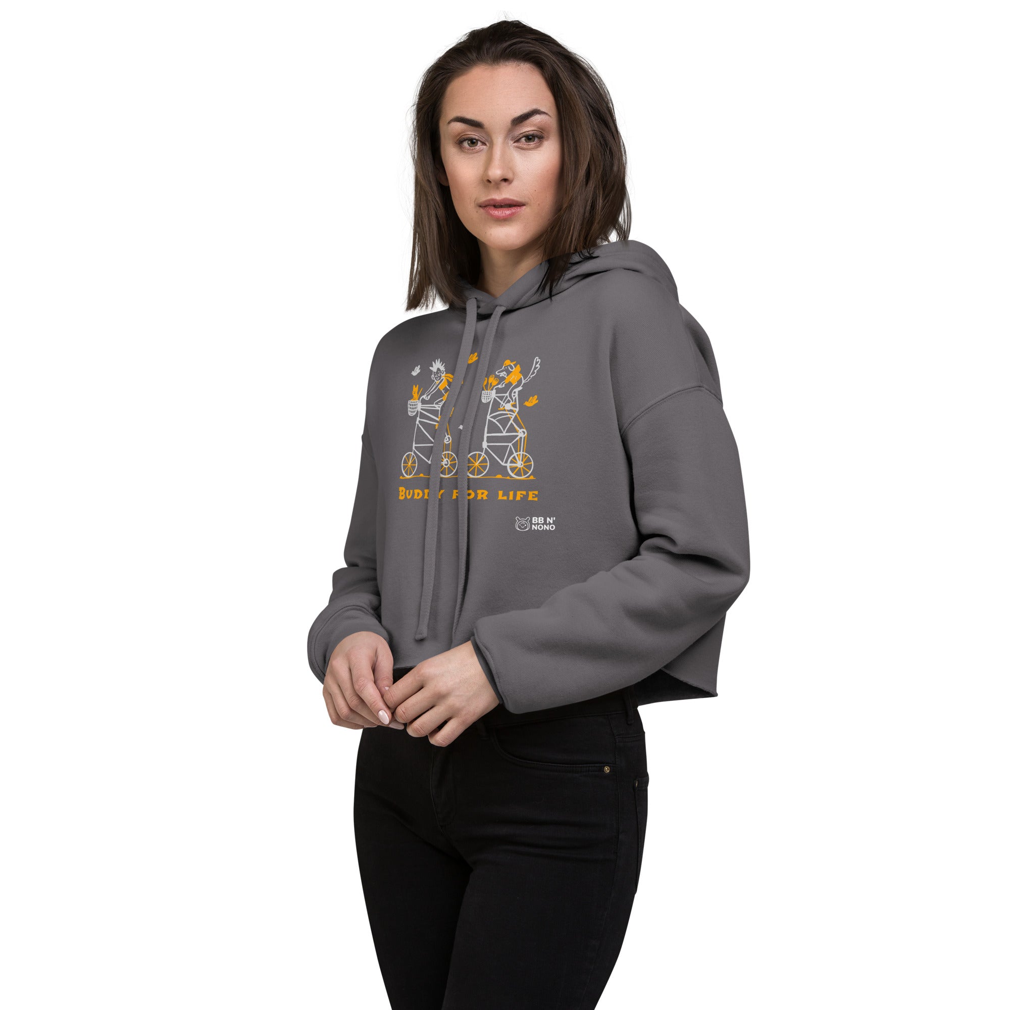 Buddy for life - Crop Hoodie