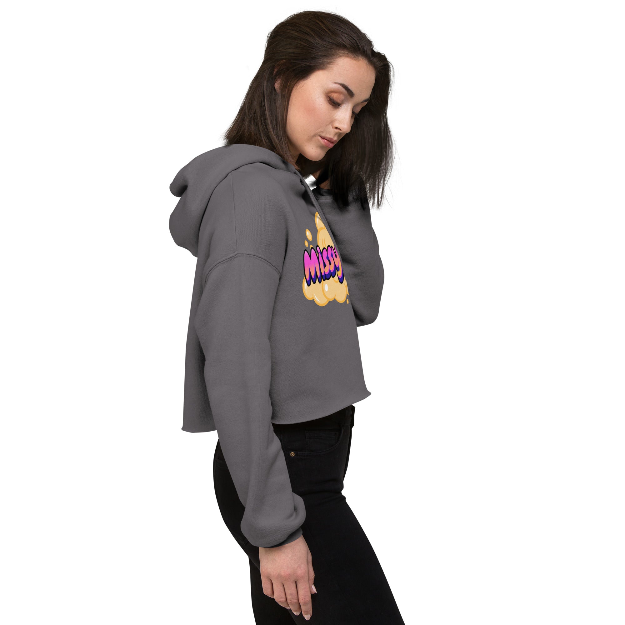 Missy sass V1 - Crop Hoodie