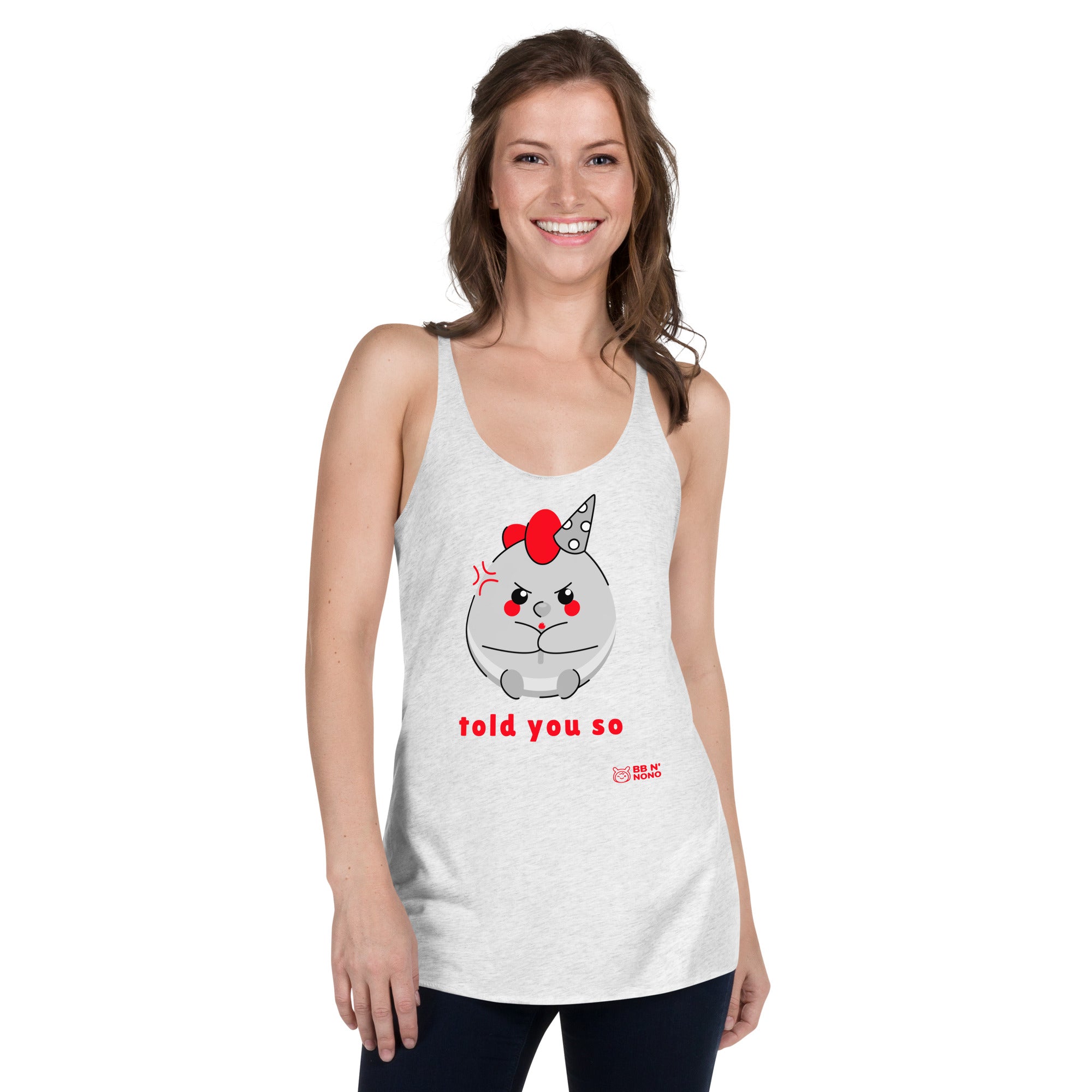 Told you so V - Women's Racerback Tank