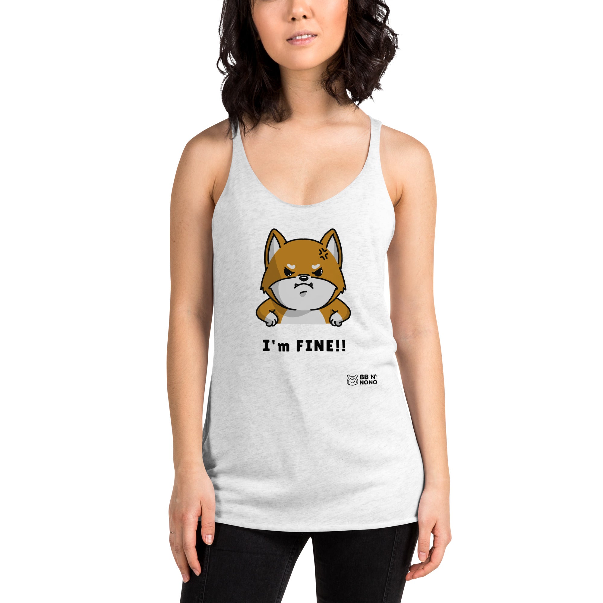 I'm fine - Women's Racerback Tank