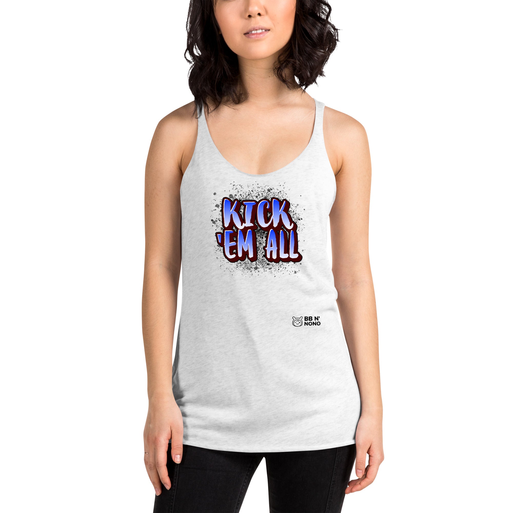 Kick'em all - Women's Racerback Tank