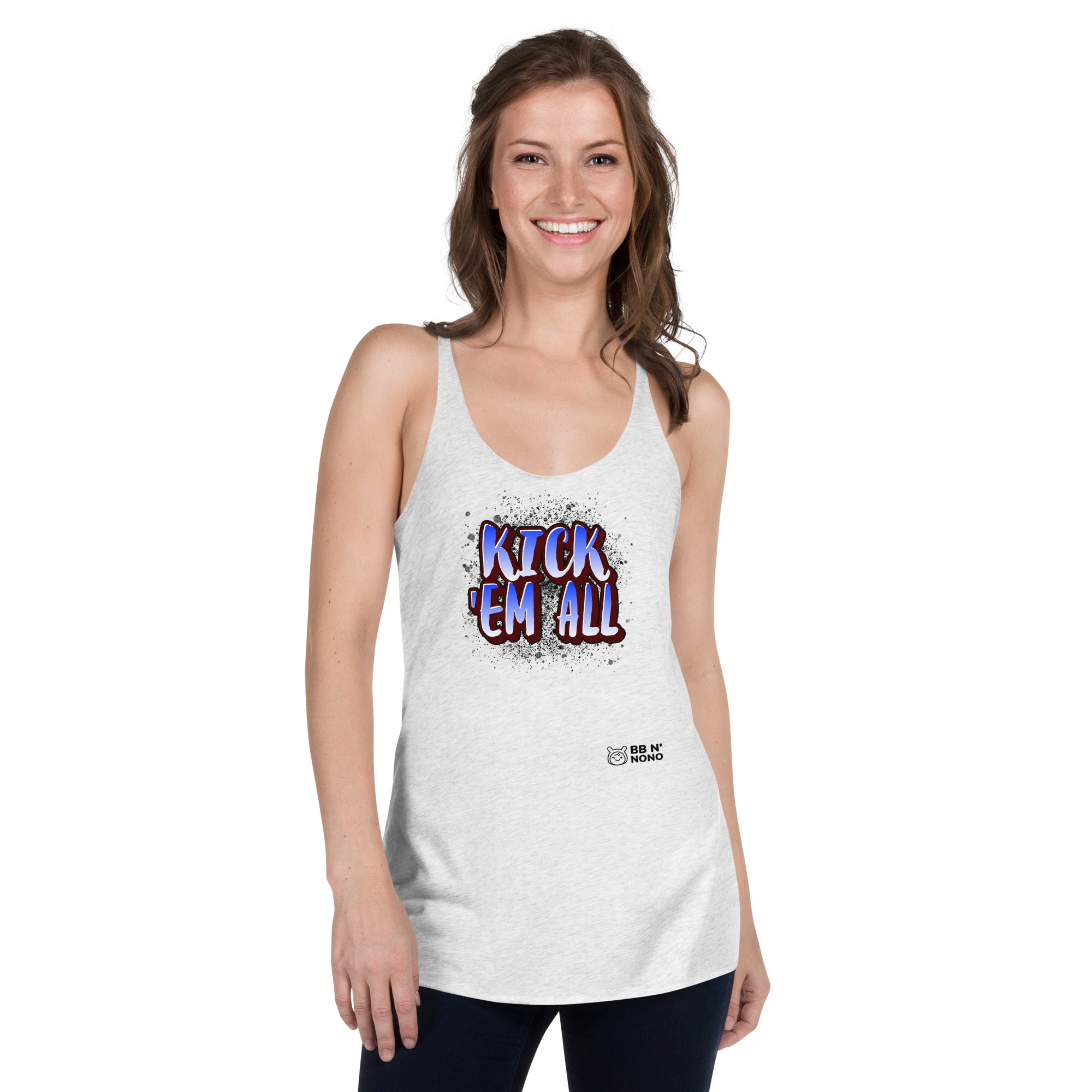 Kick'em all - Women's Racerback Tank