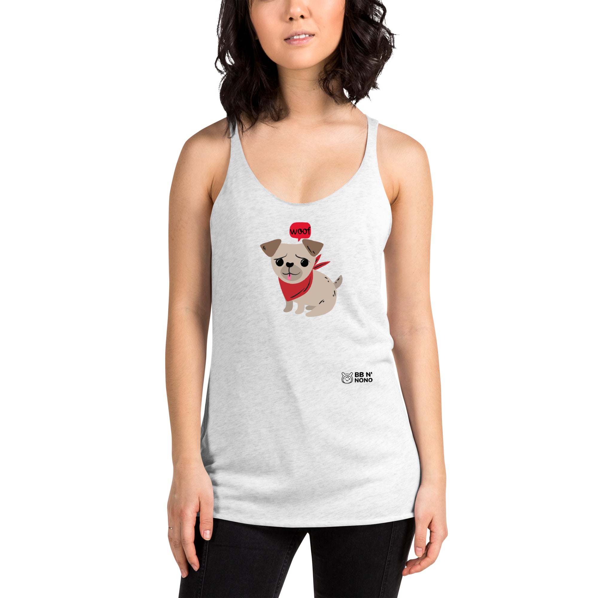 Woof V2 - Women's Racerback Tank