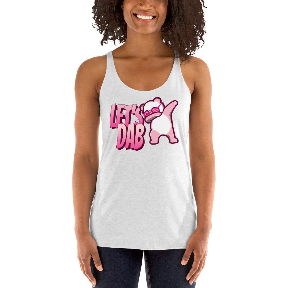 Let's dab - Women's Racerback Tank