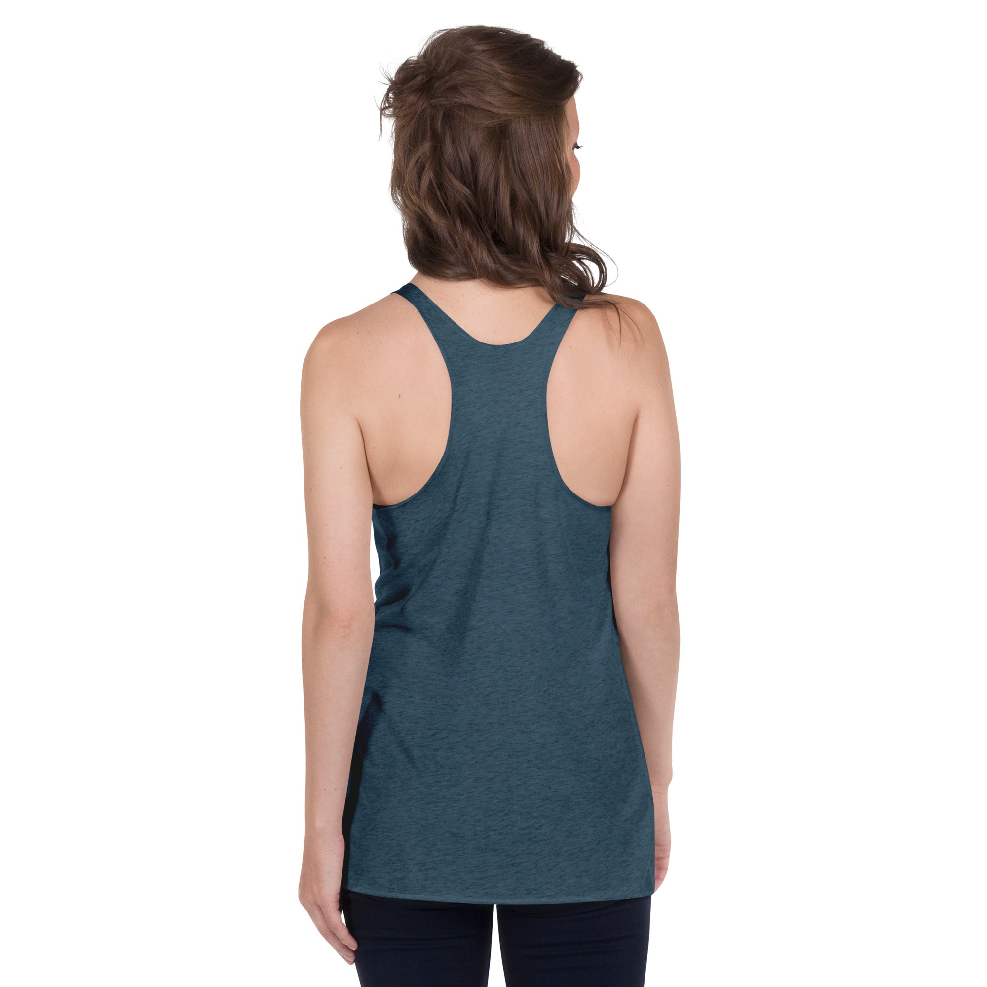 Life is short, always be happy - Women's Racerback Tank