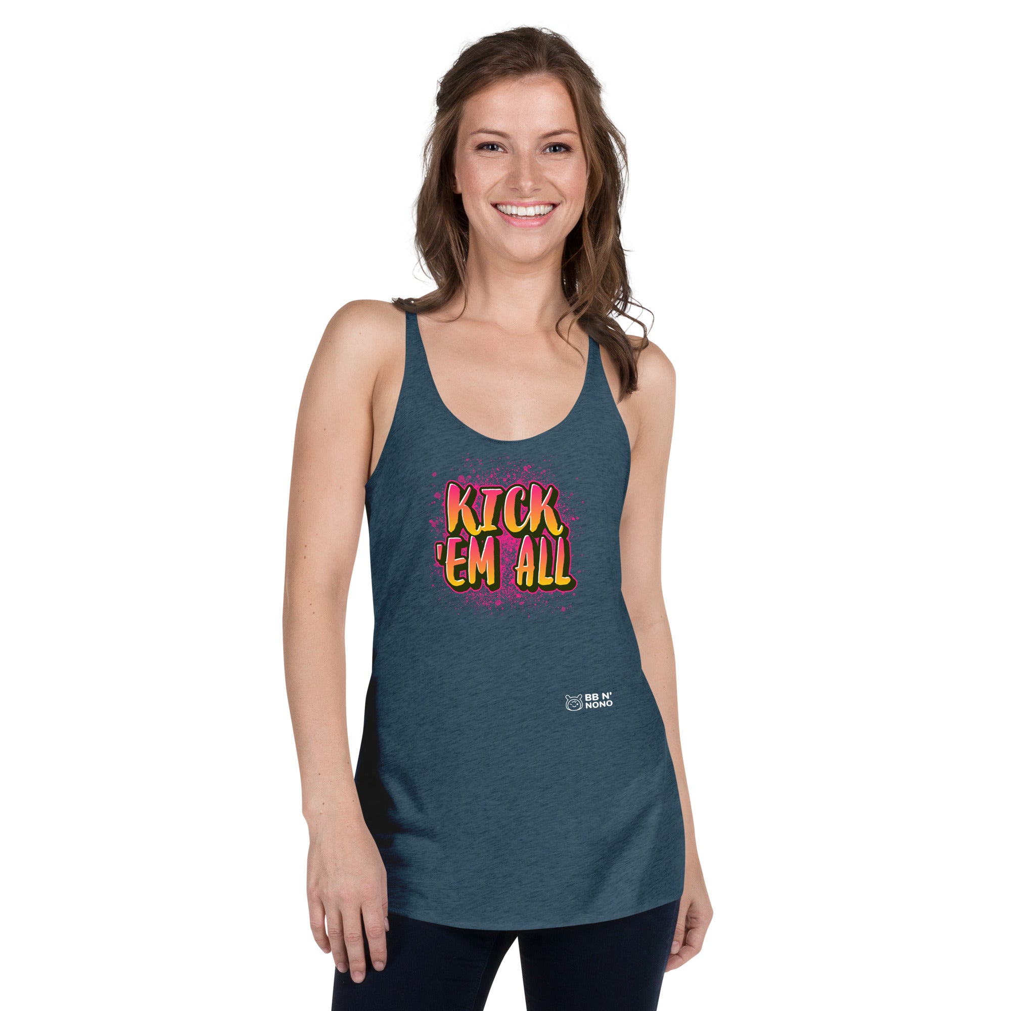 Kick'em all - Women's Racerback Tank