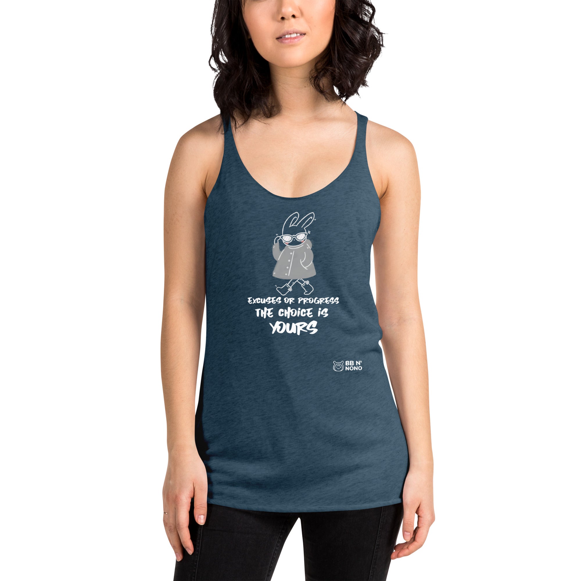 Excuses or Progress, the choice is yours - Women's Racerback Tank