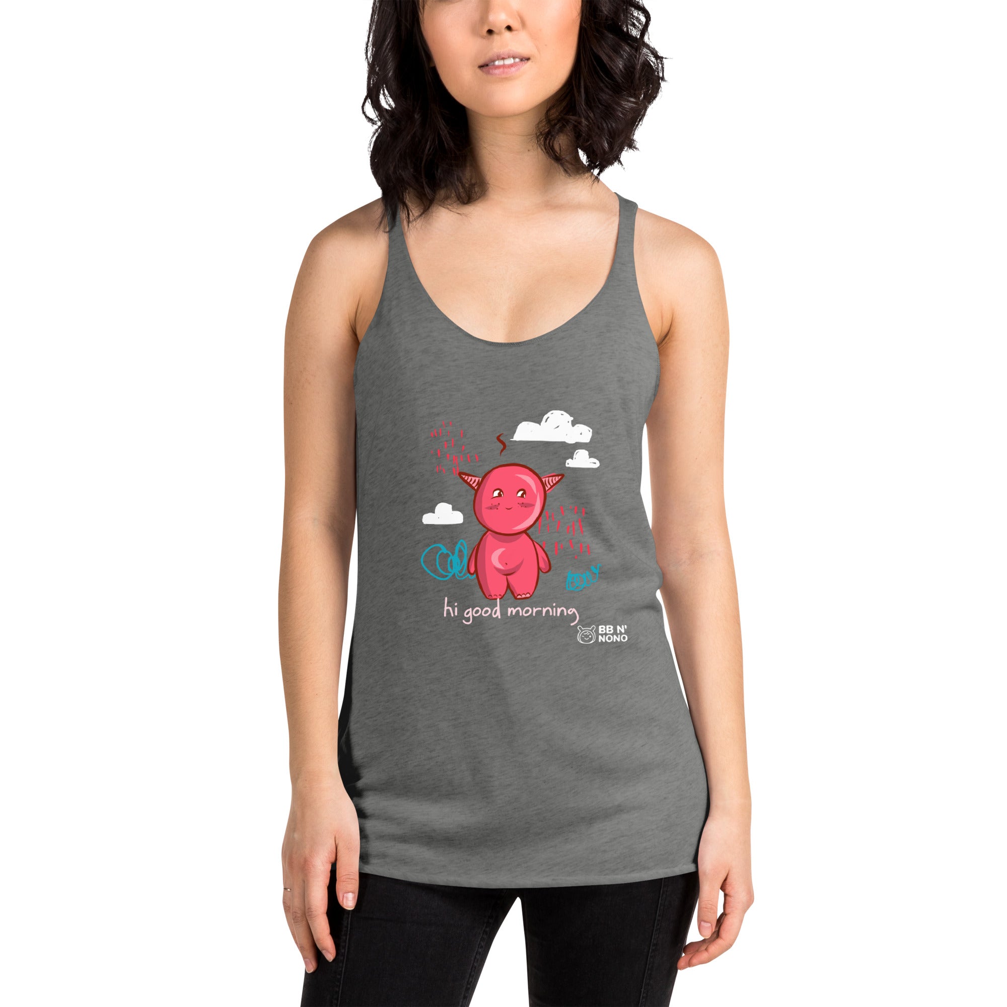 Cute Little monster - Women's Racerback Tank