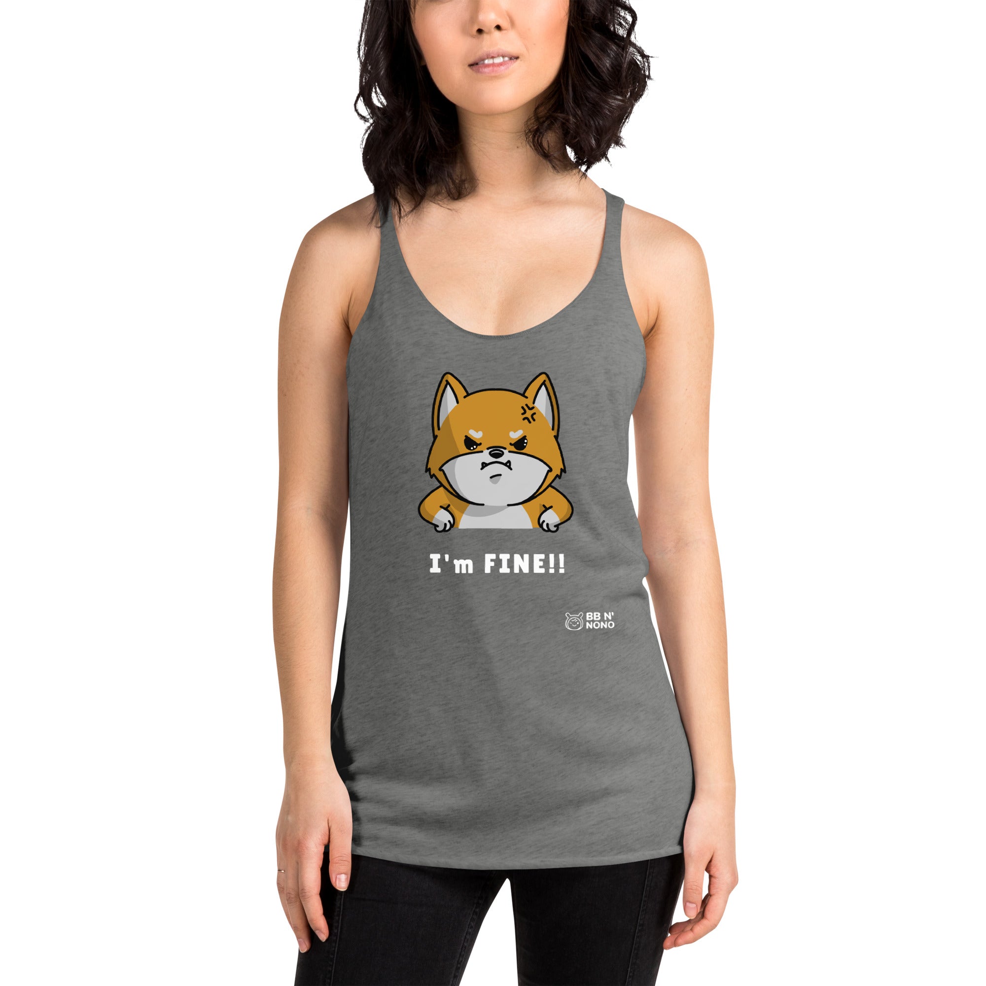 I'm fine - Women's Racerback Tank