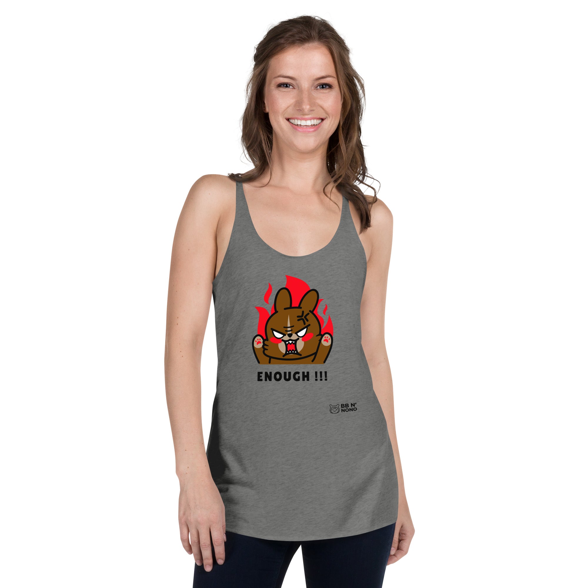 Enough!! - Women's Racerback Tank