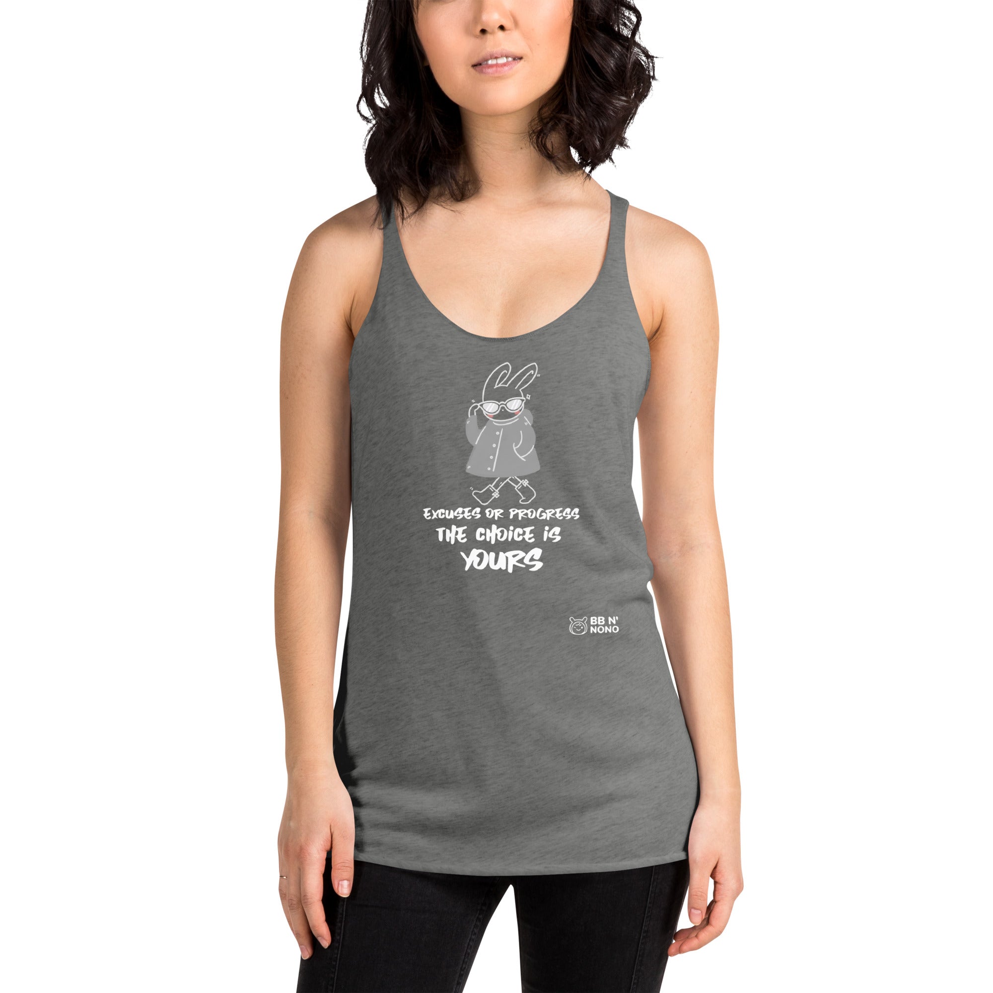 Excuses or Progress, the choice is yours - Women's Racerback Tank